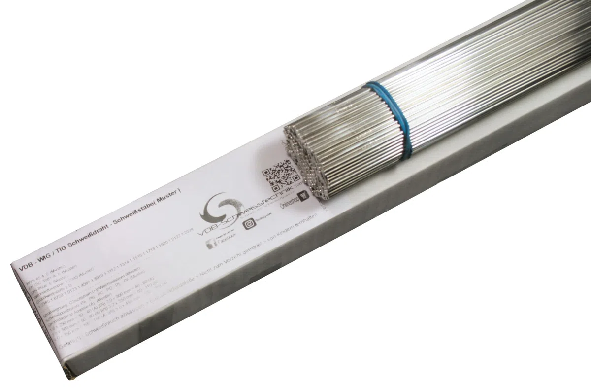 Schweissdraht WIG ALMG3 Aluminium - 3,2 x 1000mm - 1,0 Kg - AL 5754 3.3536 | Alu TIG Schweißstäbe zum Schweißen von AlMg Legierungen