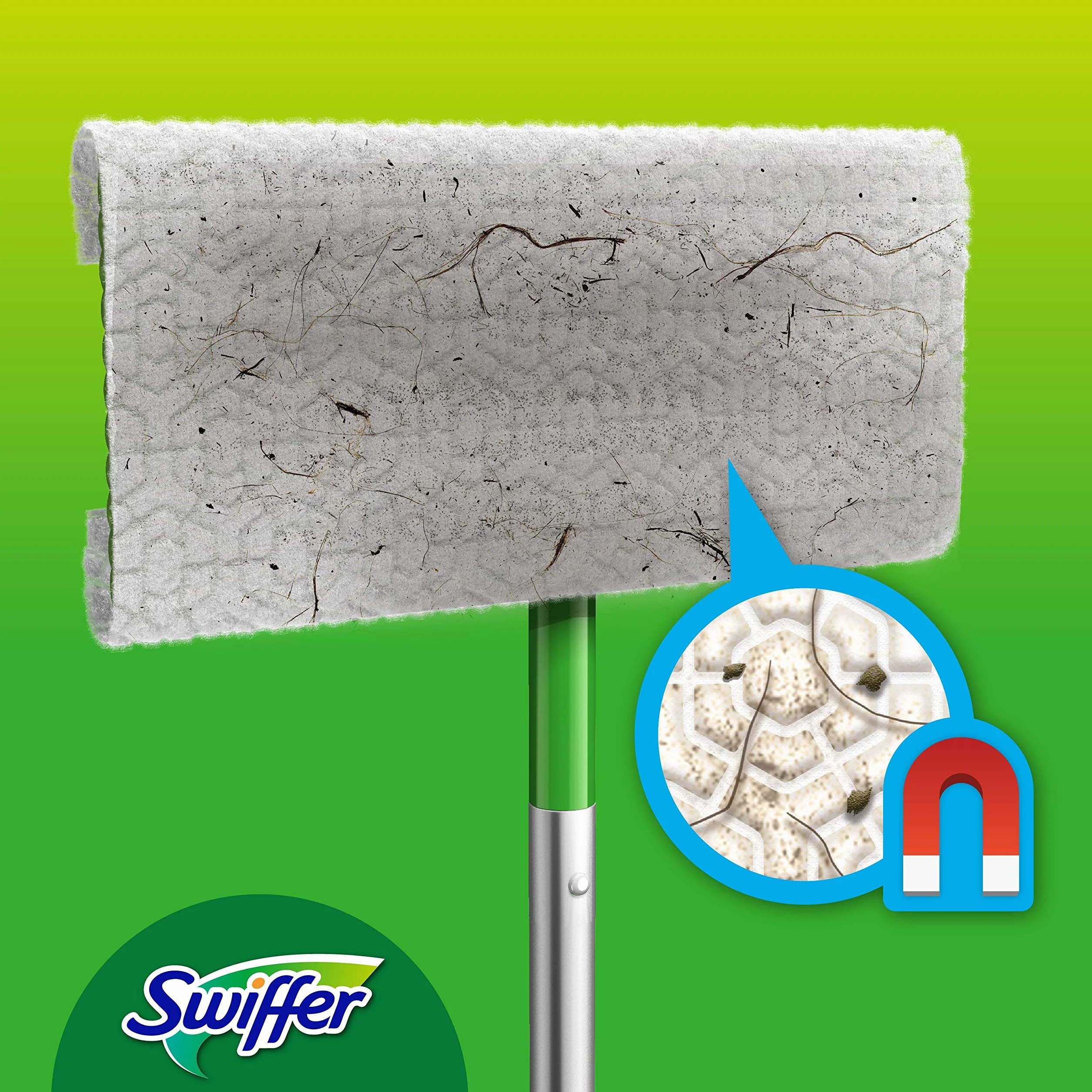 Swiffer Ersatztücher, Reinigungstücher, sammelt Staub, 120 (3 x 40 Stück) (Packung mit 2)
