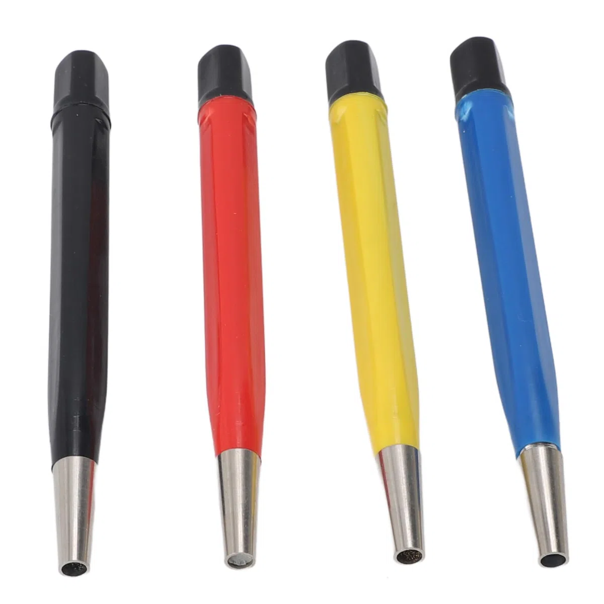 4-teiliges Kratzbürstenstift-Set, Vorbereitungs- und Schleifbürste Im Stiftstil mit Verstellbaren Spitzen aus Stahl, Messing, Fiberglas und Nylon Zum Reinigen von Schmuck, Uhren
