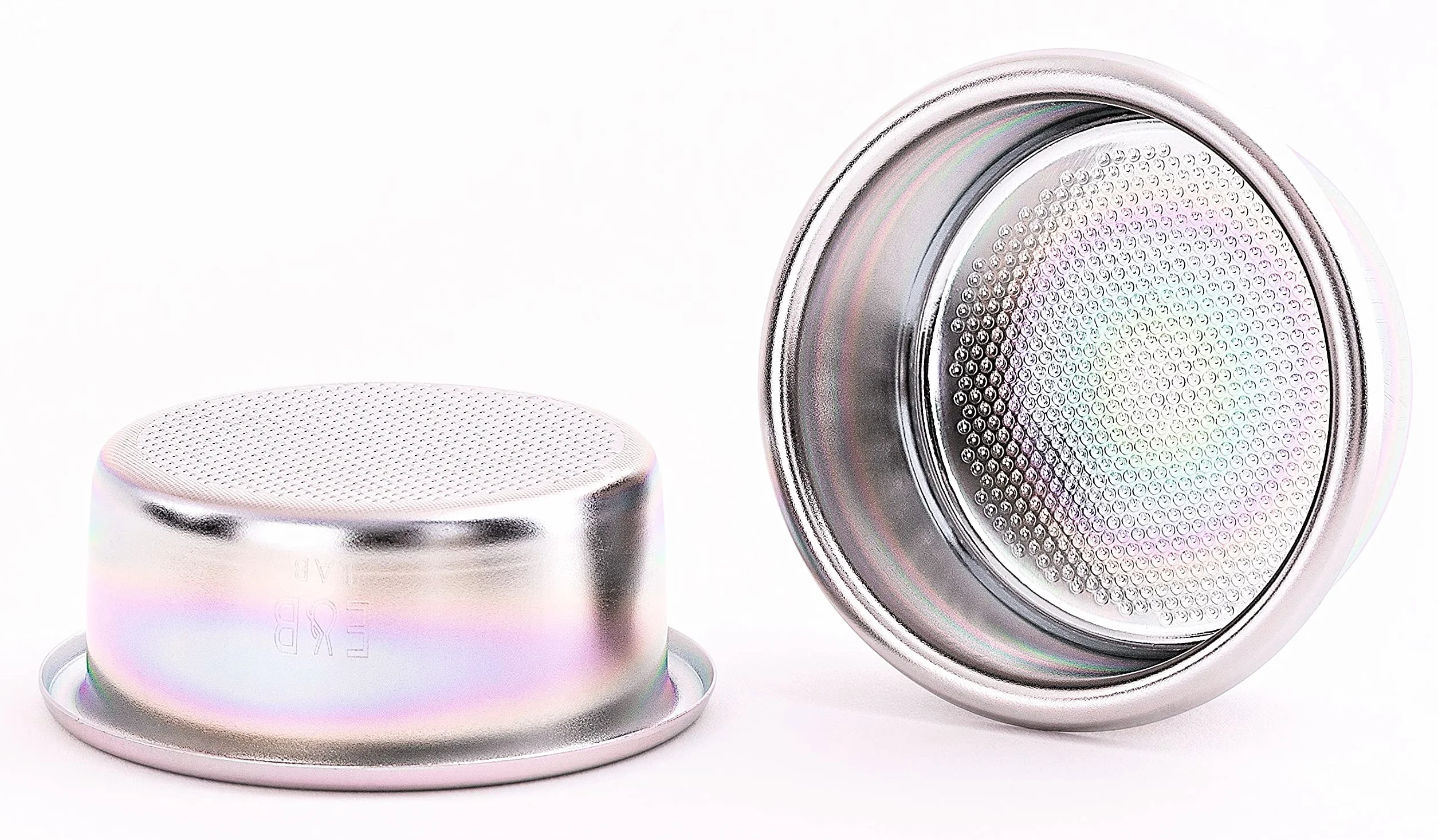 E&B Lab, by IMS Nanoquartz Precision Basket mit größter Filtrationsfläche von 715 Löchern, für ca. 18 Gramm, B702TFH24NT Silber
