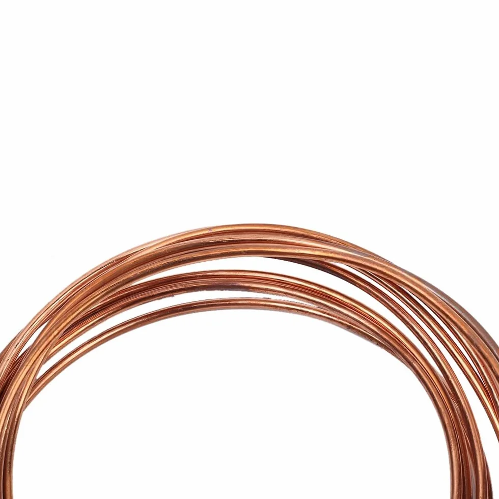 Kupferdraht, Blanker T2 Kupferdraht, ø 0,9mm-4mm, Reiner Basteldraht, Schmuckdraht, Coil Wickeldraht mit Gute Wärmeleitfähigkeit und Korrosionsbeständigkeit