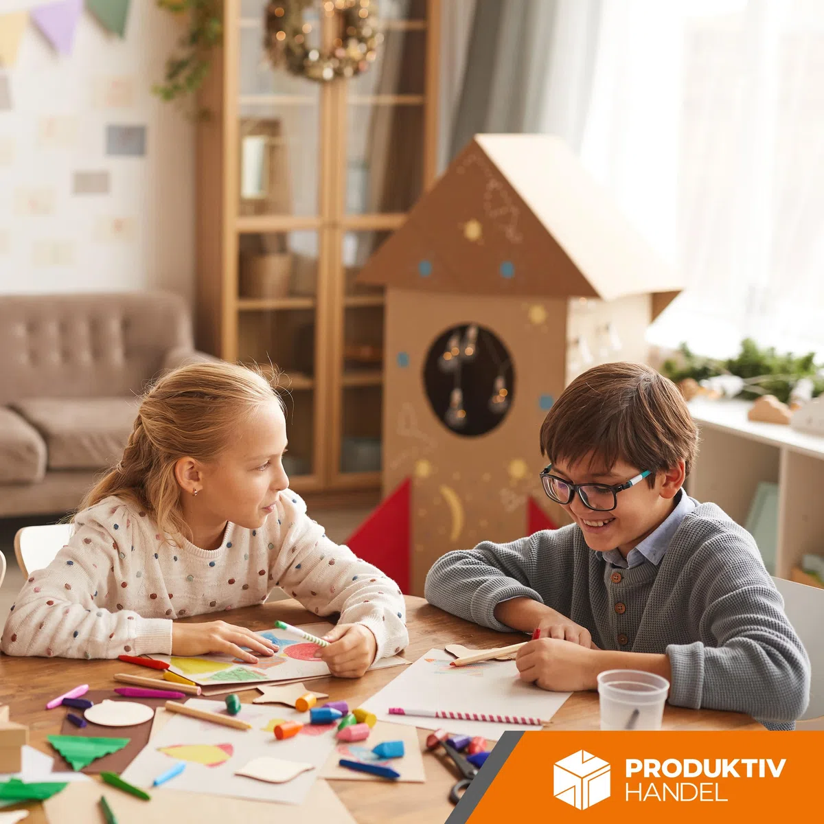 Wellpappe Zuschnitte A3 | 29,7 x 42 cm | 50 Stück Stabiler Bastelkarton braun, ein-wellig (1.01 B) | Ideal für DIY, Modellbau & Kinderbasteln | Produktiv Handel