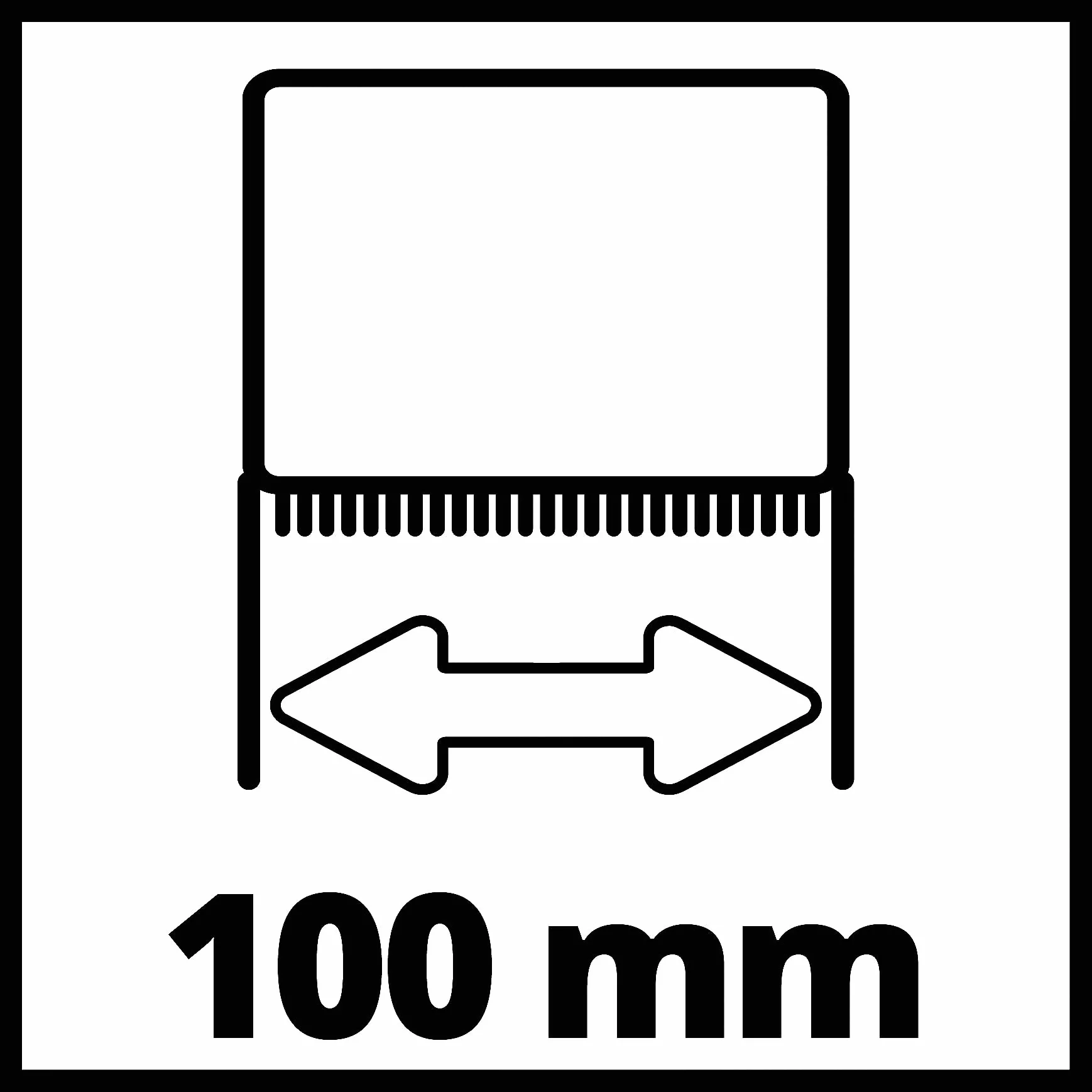 Original Einhell Schleifstreifen-Bürste 120 x 100 mm (Bürstenschleifer-Zubehör, für Einhell Akku-Bürstenschleifer TP-BR 18/32 Li BL, zum Schleifen, Ø 120 mm)