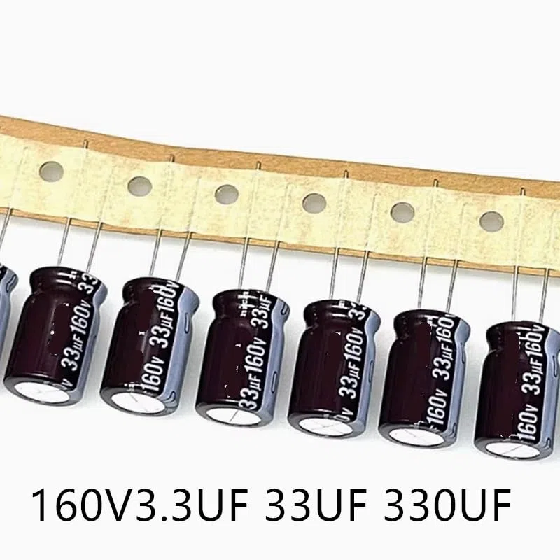 10PCS Aluminum Electrolytic Capacitor 160V39UF 12X12 Capacitance Meters