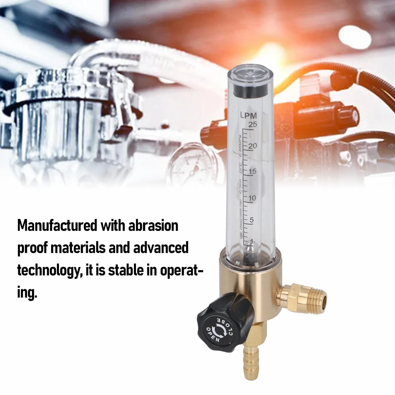 Gasdurchflussmesser Durchflussregelung Präzises Schwimmerkugeldesign Für Luftverbrauchsüberwachung Auf See Industrielle Anwendung
