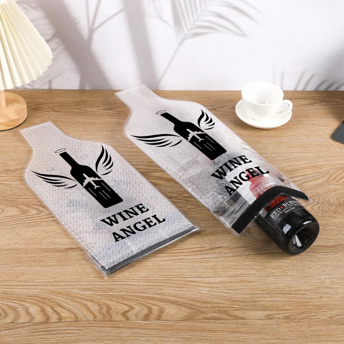 5 Stück Weinflaschenschutztasche, Weinflaschenschutz Aufblasbar, Weinflaschenschutz, Luftpolsterfolien Auslaufsichere Verpackung, Wiederverwendbare Weintaschen Für Reisen Für Champagner,Bier,Olivenöl