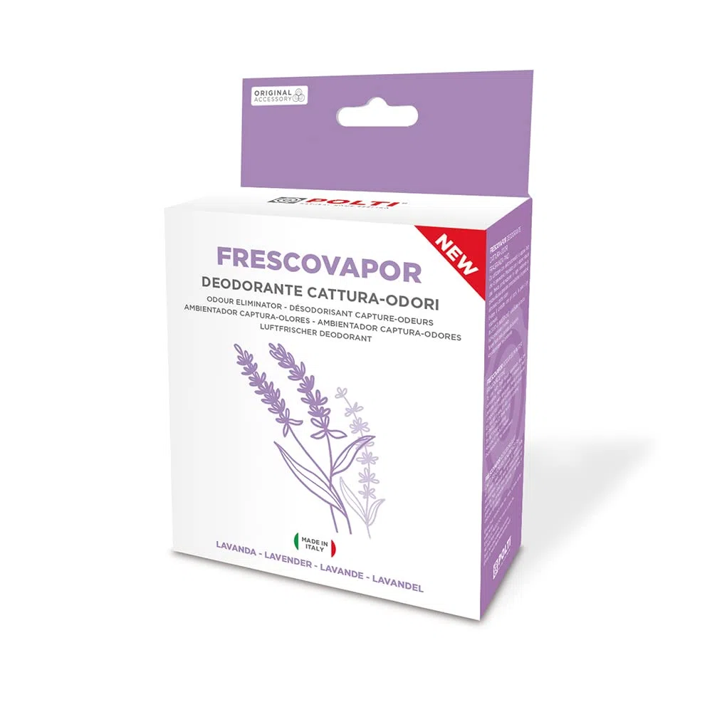 Polti Frescovapor PAEU0408 Raumdeodorant und Geruchsneutralisierer für Polti Vaporetto, 2 Flaschen à 200 ml, Duftnote Lavendel
