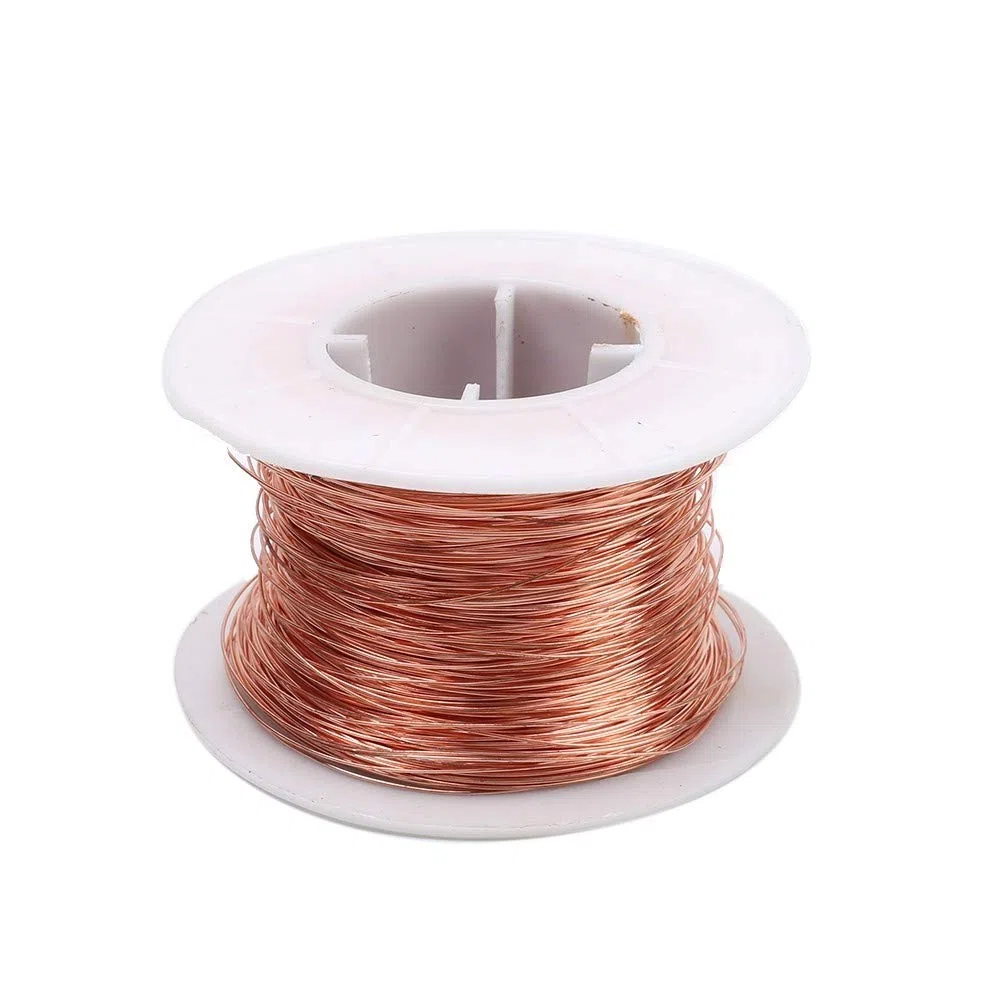 Pure Kupferdraht, 0,4/0,5/0,8 mm 250g T2 Blanker Reines Kupfer Basteldraht, DIY Craft Weicher Nackter Kupfer Draht mit Gute Wärmeleitfähigkeit und Korrosionsbeständigkeit(zufällig rollen) (0.8mm 250g)