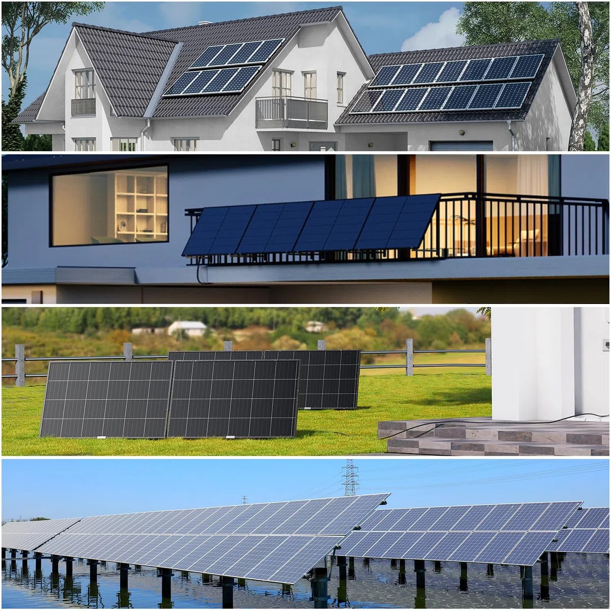 Mikro-Wechselrichter 800W mit AC-Kabel, MPPT Solar-Netzeinspeisung, Plug & Play, WiFi APP Überwachung, für Balkonkraftwerk