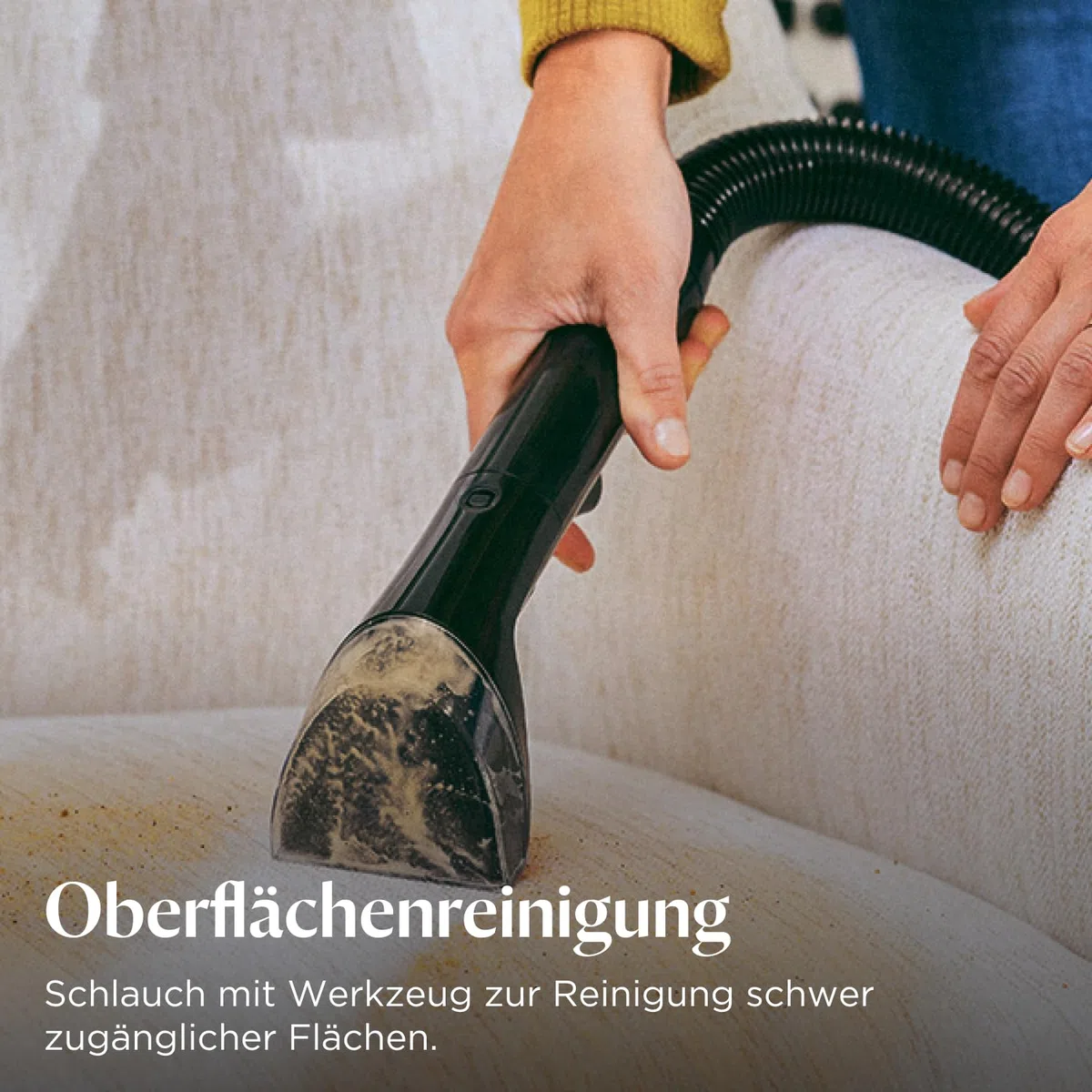 BISSELL Revolution HydroSteam, Teppichreiniger Nasssauger, Teppich Reinigungsgerät für Gründliche Teppichreinigung, Dampfsauger Machine mit HydroSteam Technologie, Leistungsstarker 1300W Motor, 3670N