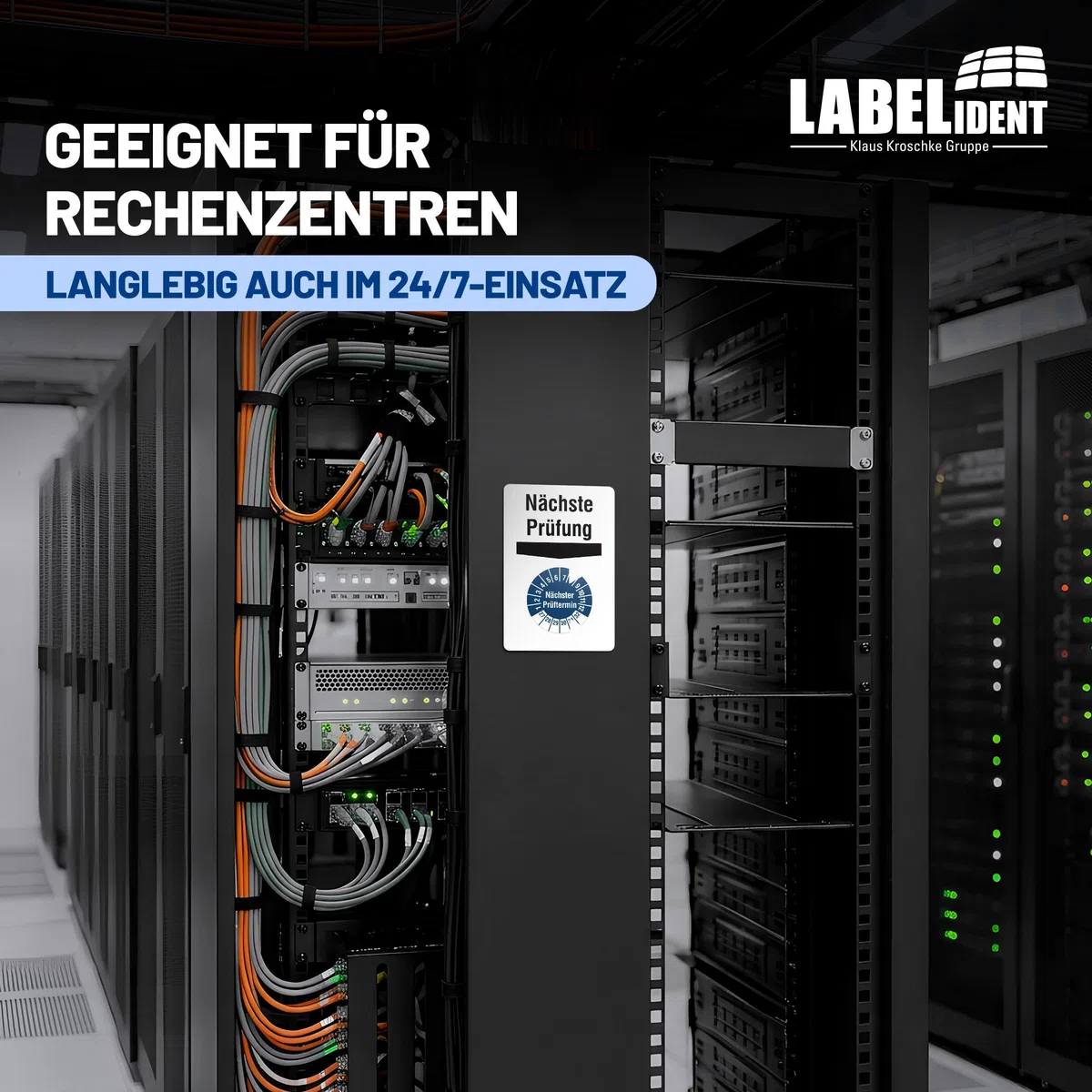 Labelident Prüfplaketten Nächster Prüftermin - Ø 30 mm - 1.000 auf Rolle, 2027-2032, selbstklebend