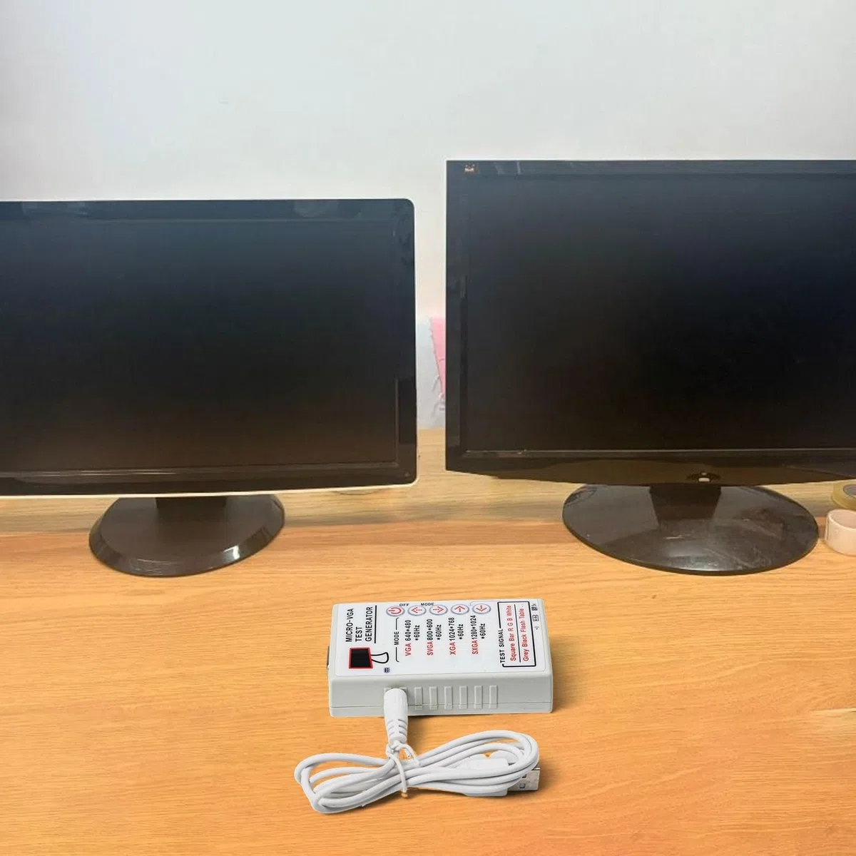 Vga Svga Xga Signalgenerator für CRT LCD-Monitor Projektor Reparatur Testwerkzeug mit 4 Auflösungen und Farbmustern