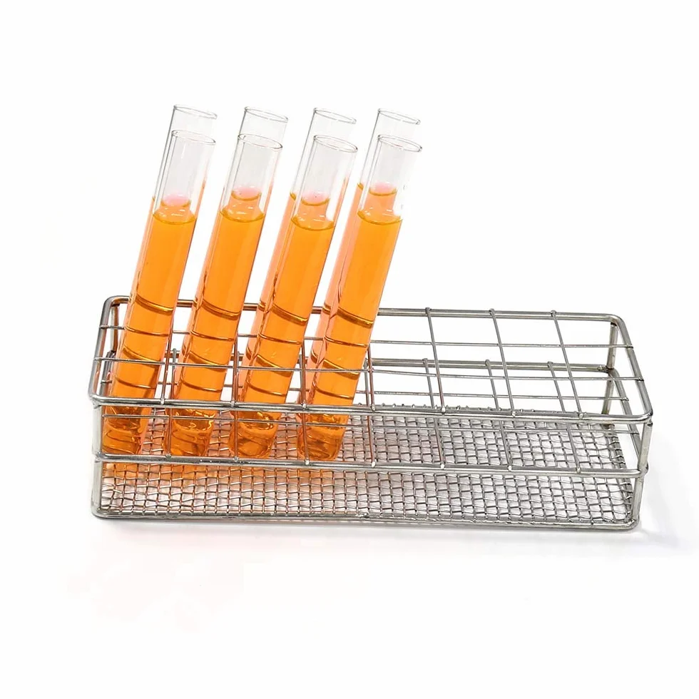 ULAB Scientific Reagenzglas-Gestell, Edelstahl, Aluminium-Material UTR1010 1