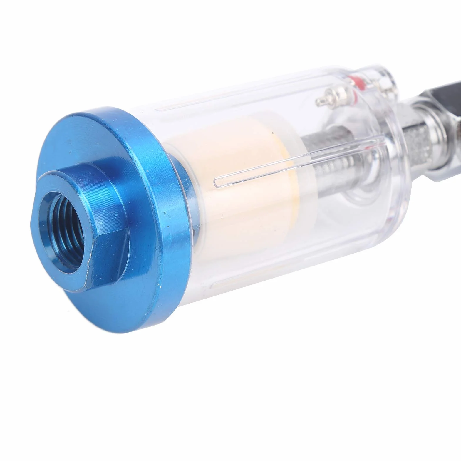 Druckreglerfilter mit Wasserabscheider und Manometer, 1/4 Zoll Anschluss, 150mm Luftdruckregler für Fahrzeuge