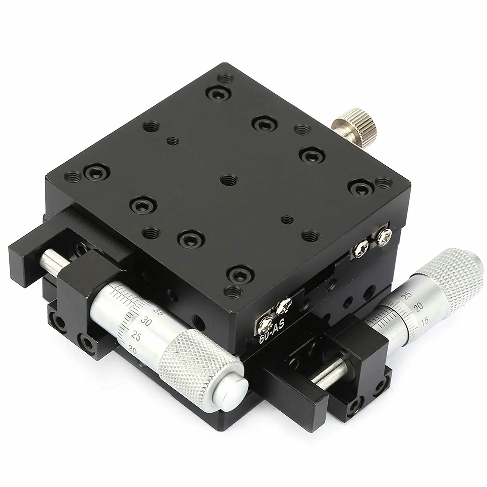 Manueller Präzisions Lineartisch , Manueller Mikrometer Kreuzrollen Lineartisch , Trimmlager Tuning Plattform Schiebetisch mit Schwarz eloxiert , für Produktionsmaschinen