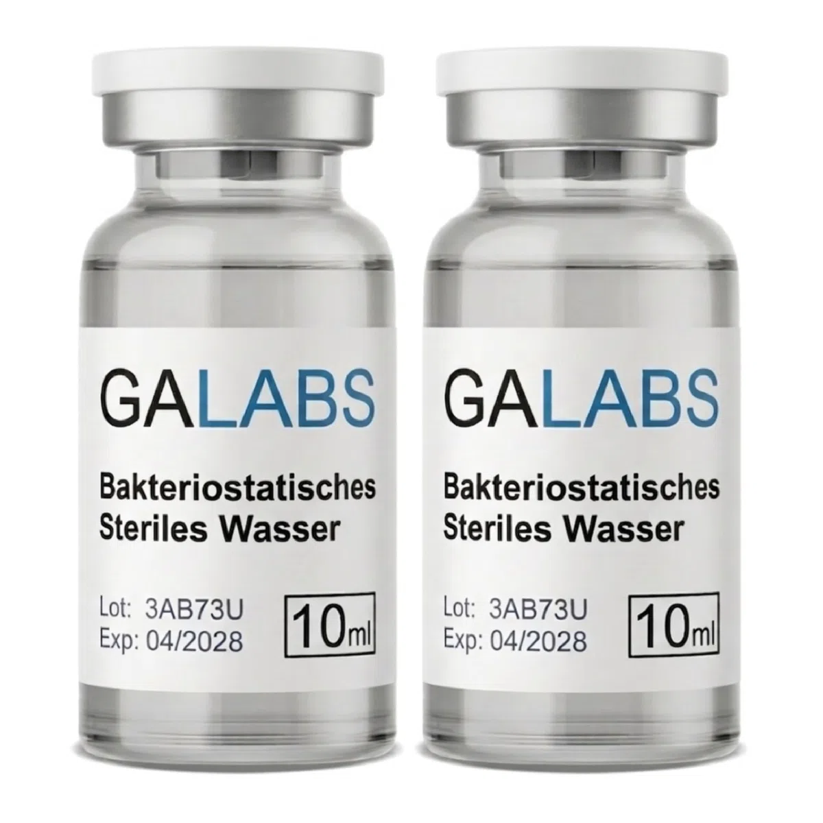 2x Stück 10ml - Lösung - in hochwertigen Glasflaschen