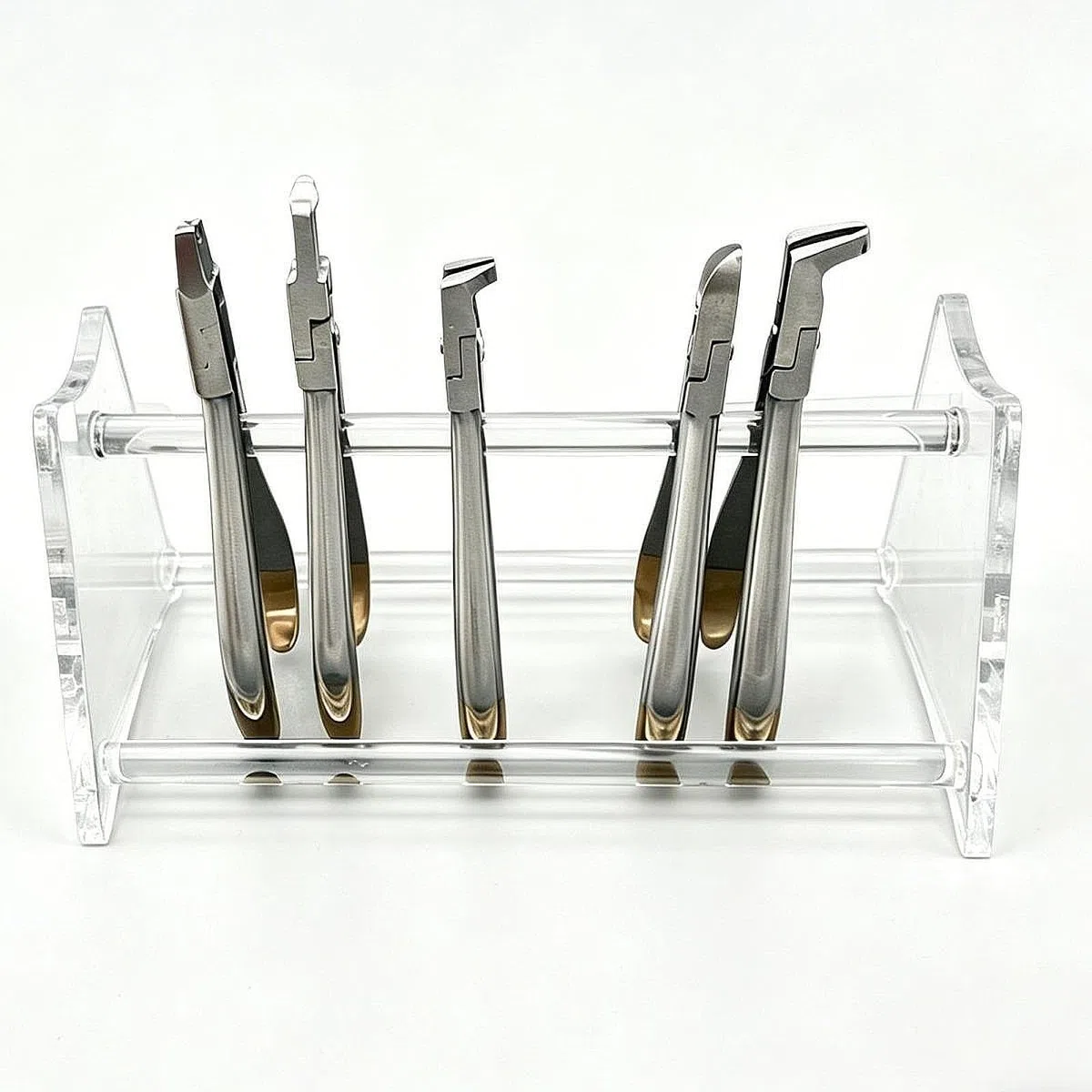 Colcolo Halter für kieferorthopädische Zangen, Ständer für Zangen, transparent, praktisch, kompakt, Organizer, Ablage aus Acryl