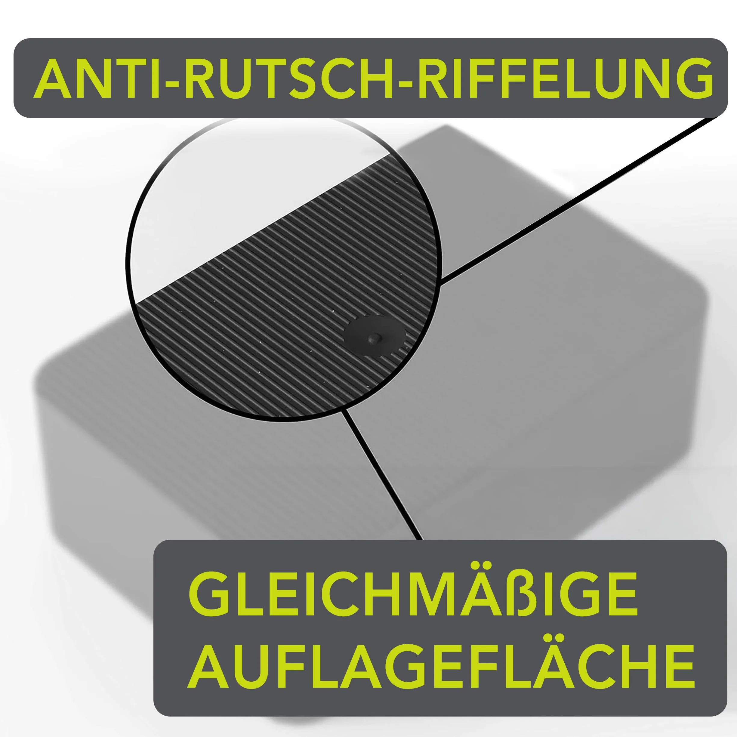 Premium Unterlegplatten | 60 x 40 mm, 80 Stk Mix | Abstandshalter, Plättchen aus Kunststoff, Unterlegklotz, Distanzhalter | Tragfähigkeit bis 16 t | Set je 10x 1.5,2,3,4,5,10,15,20 mm