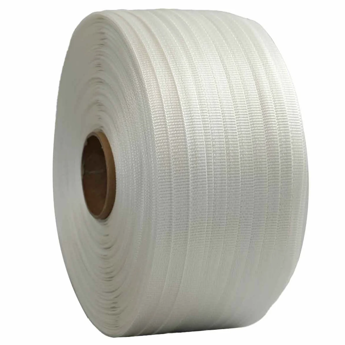 Geflochtenes Polyesterband 13 mm x 1100 m - Qualität PRO TECPLAST FT - PET-Textil Umreifungsband für schwere Lasten.