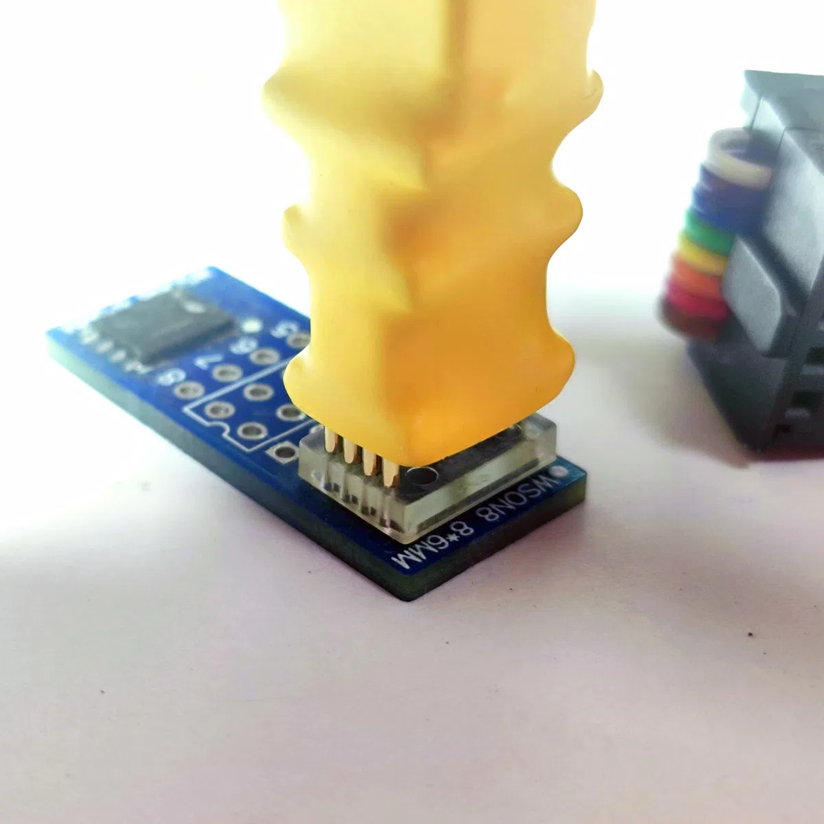 DFN8 QFN8 WSON8 chip Probe line Clip Read Write chip Circuit Programming 1.27 6 * 8 for USB Programmer EZP2019 EZP2023 TL866II T56 T48 T76 RT809F RT809H