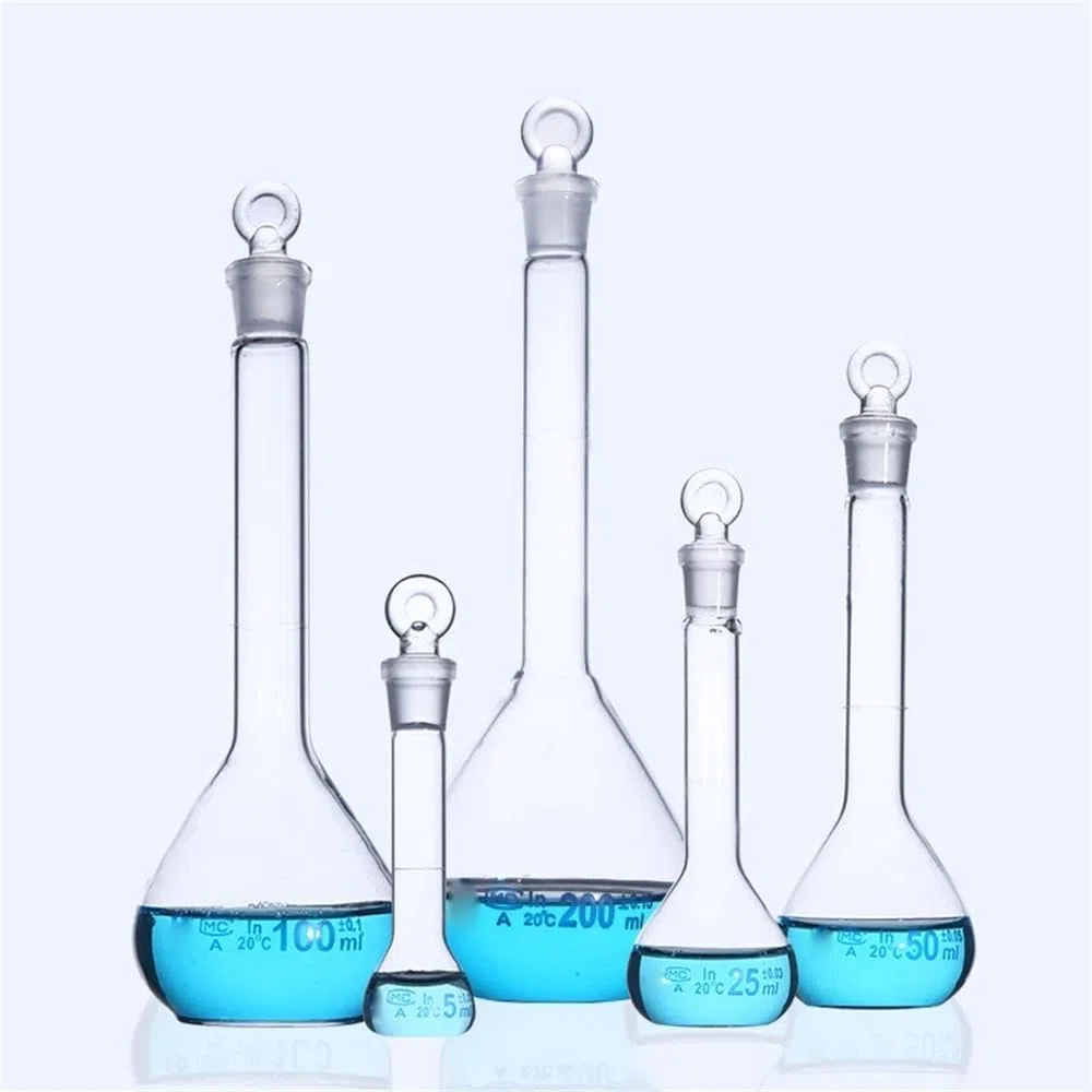 Laborgeräte und -ausrüstung 2 teile/los 1-2000 mL Klar Labor Messkolben Quantitative Shaker Labor Ausrüstung(20mL 2pcs)