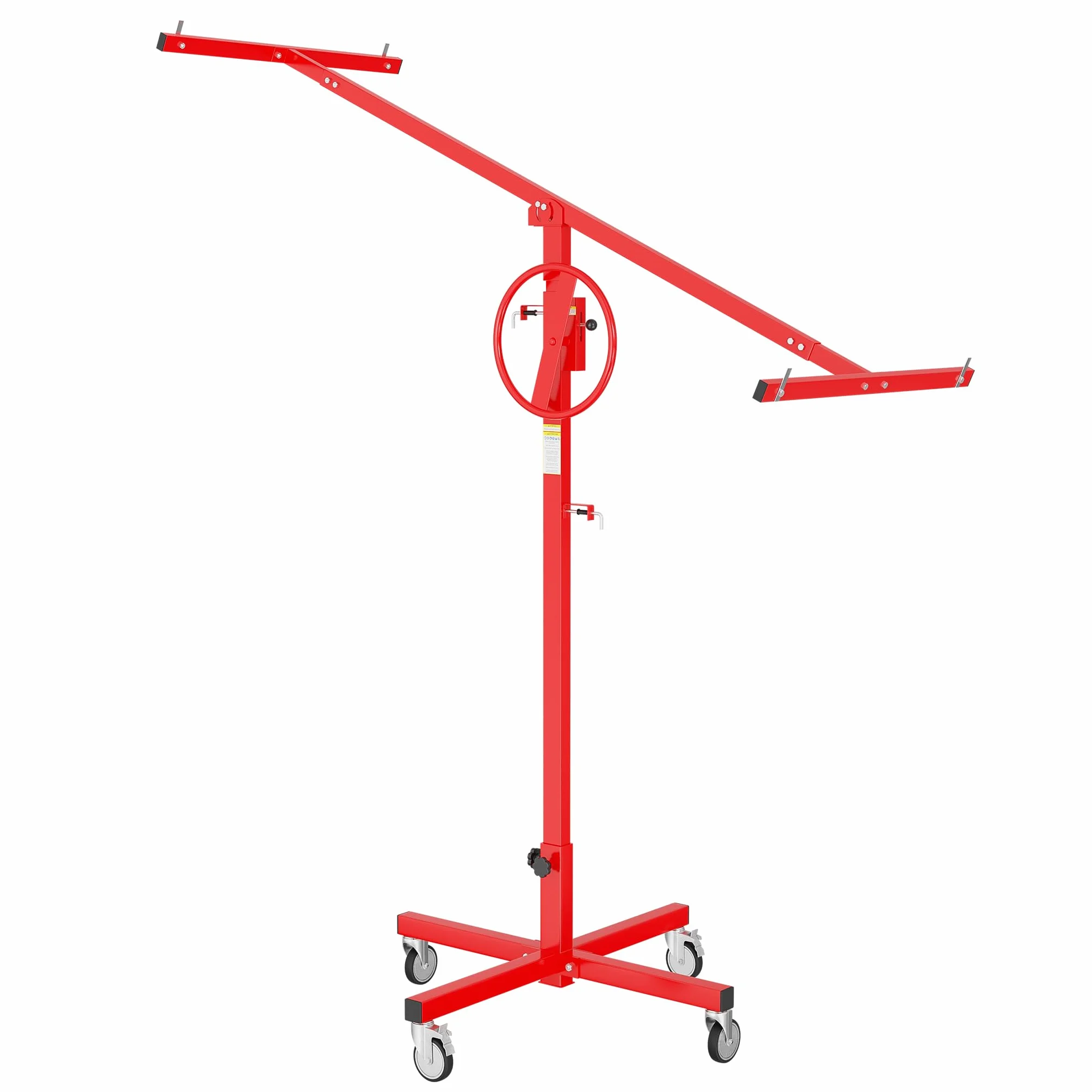 XPOtool Plattenheber bis max. 40 kg, Höhe 170-290 cm, Montagehilfe für Trockenbau, Paneelheber mit 4 Rädern mit Feststellbremse