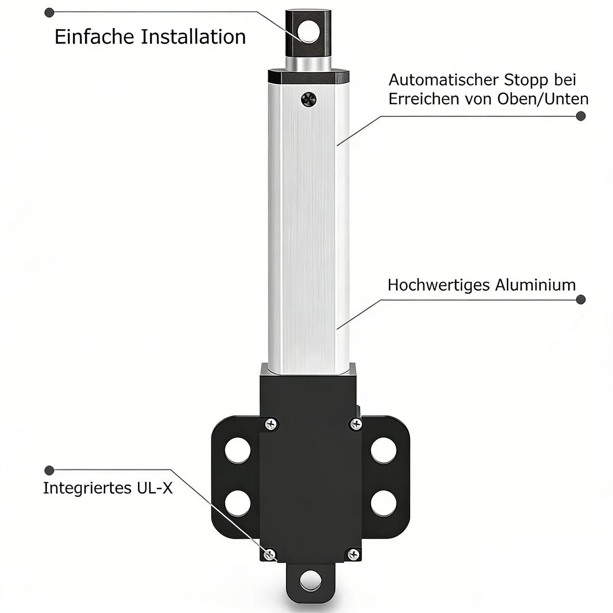 Micro Linear Actuator 12V 50N Linearantrieb Motor 50mm Mini Electric Lineartechnik für Auto Auto RV Elektrischer Türöffner Linearmotor Linearantrieb 50N 50mm Linearaktuator Motor