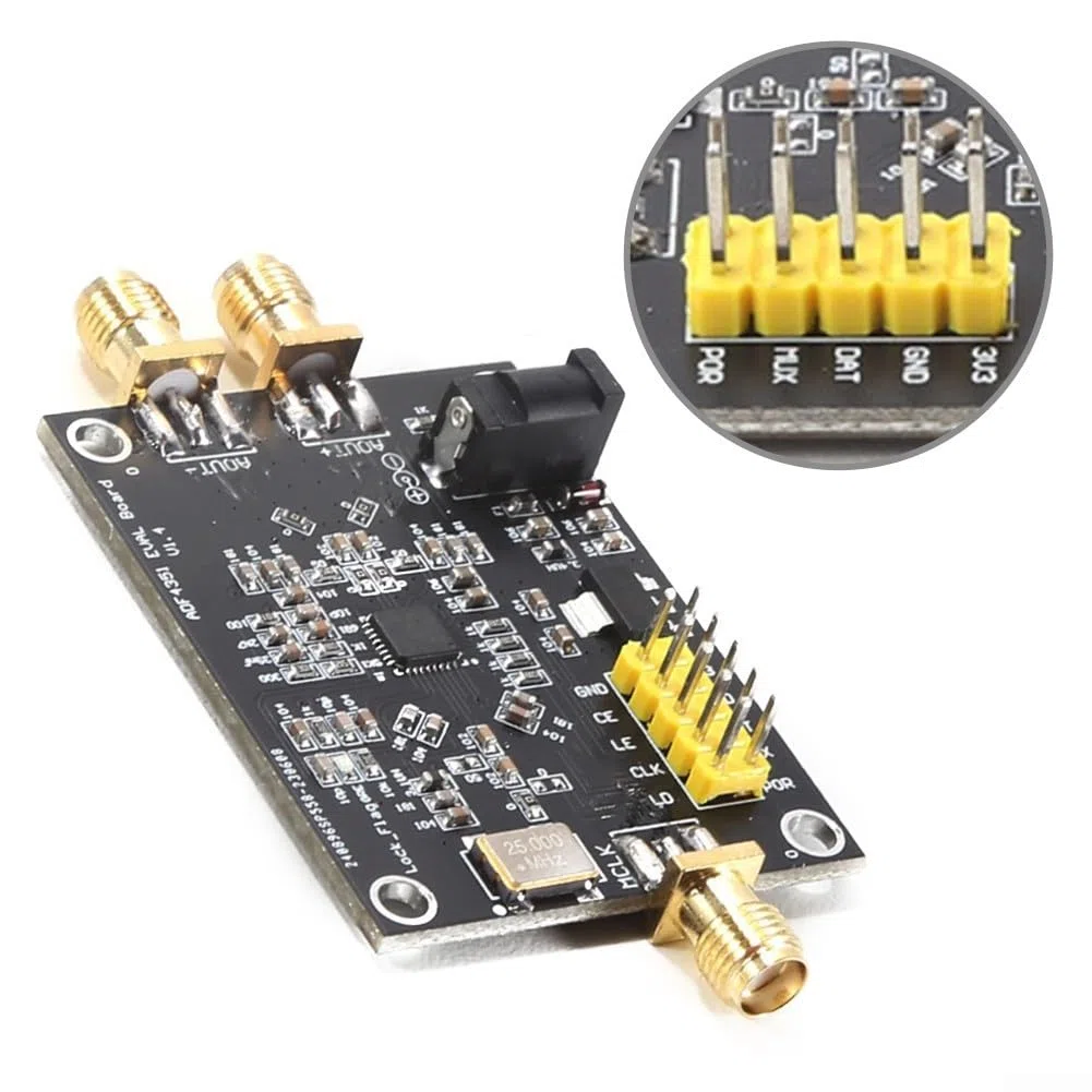 ADF4351 ADF4350 RF Frequenz Synthesizer Modul Entwicklungsplatine 35MHz bis 4400MHz PLL Signalgenerator mit Anschluss und Steuerung für HF-Systeme (B)