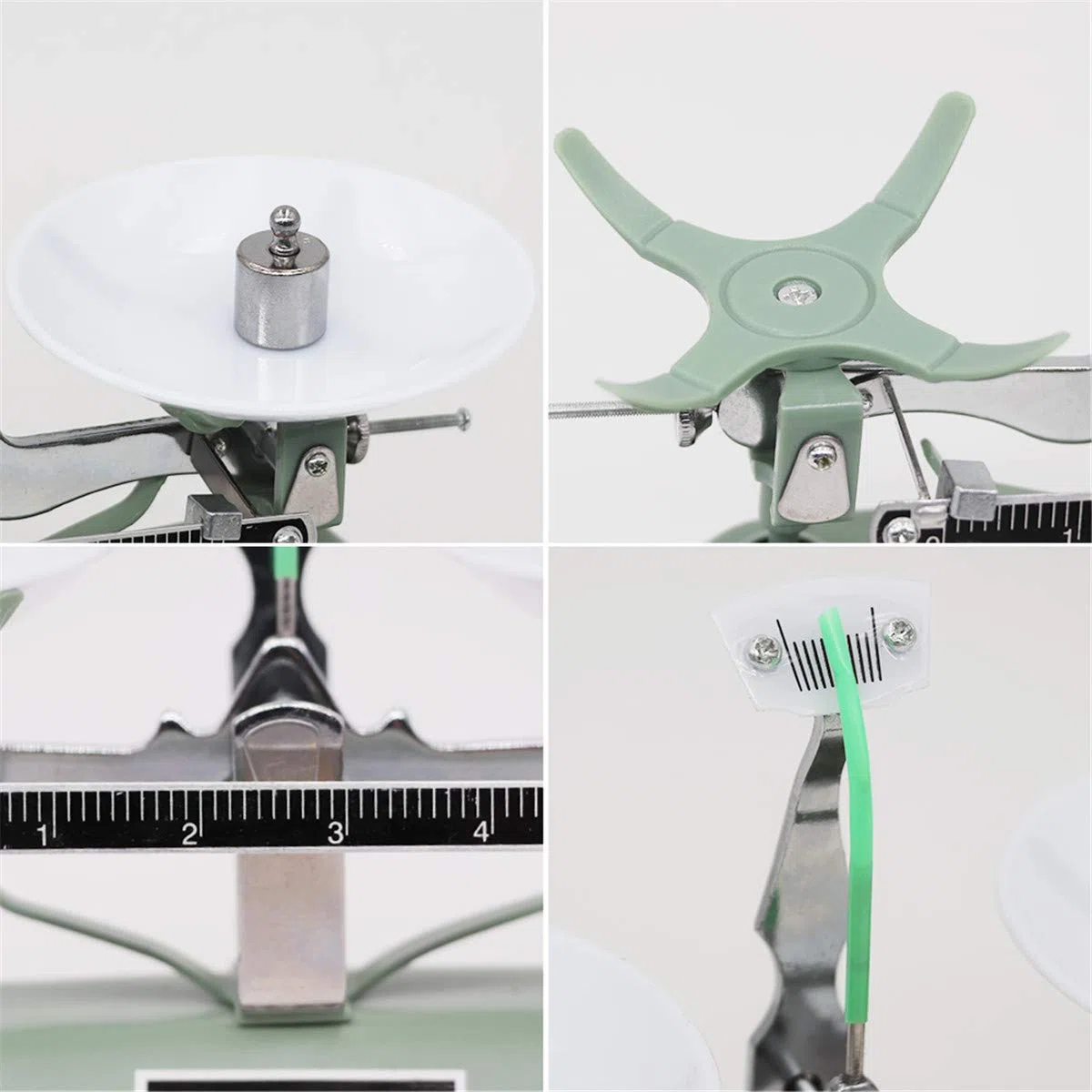 200g Mechanische Waage, Paletten Waage mit 5 g 10 g 20 g 50 g 100g Laborkalibriergewicht