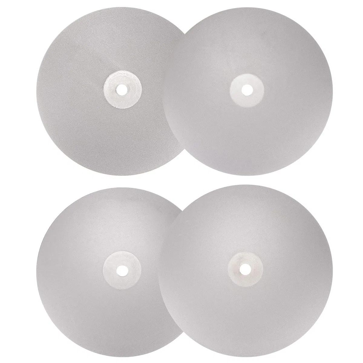 sourcing map Flachschleifscheiben-Set 6" x 1/2" Aufnahme 600/1200/2000/3000 Körnung Schleifscheibe zum Schleifen und Polieren von Keramik, Glas, Steinen