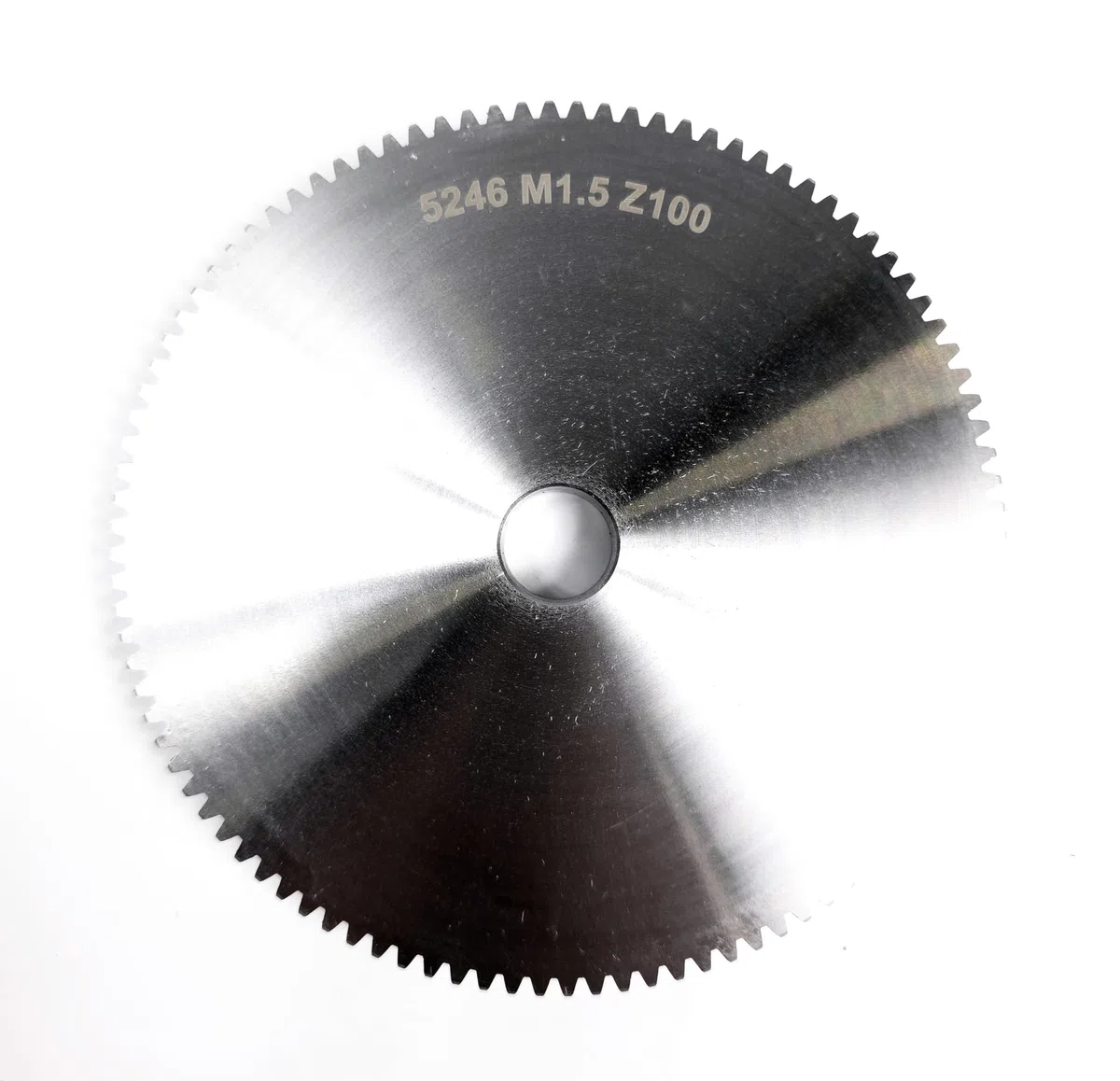 Zahnrad Modul 1,5 100 Zähne Scheibe Marka Ozdowski For Farming hochwertiges Stirnrad aus Stahl C45, Präzision für Landwirtschaft und Industrie