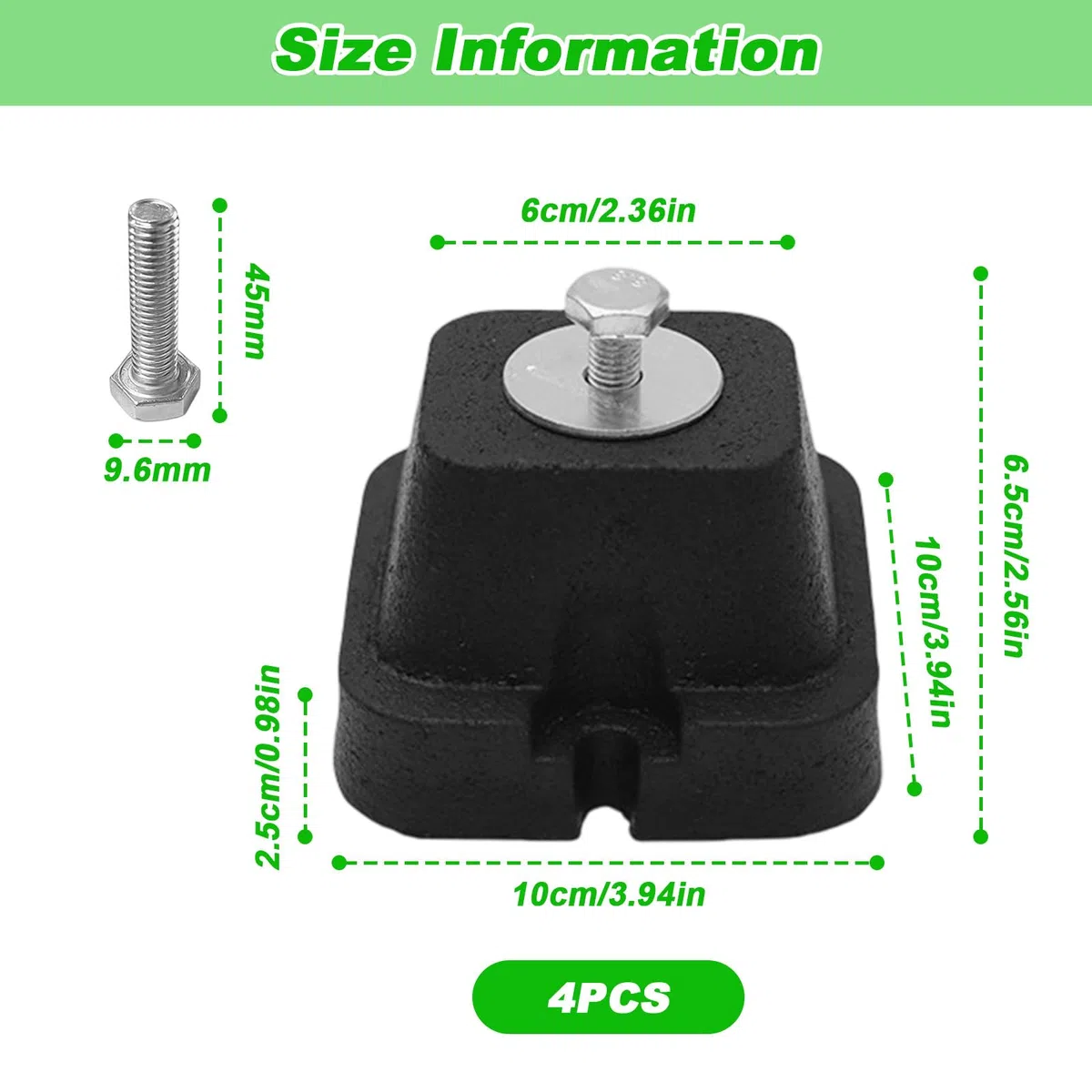 4Pcs Klimaanlage Außeneinheit Schwingungsdämpfer, Bodenkonsole Dämpfungssockel, Antivibrationsfüße aus Gummi, Rutschfeste Schwingungs Stoßdämpfer für Klimaanlagen, Wärmepumpe, Generator,Luftkompressor