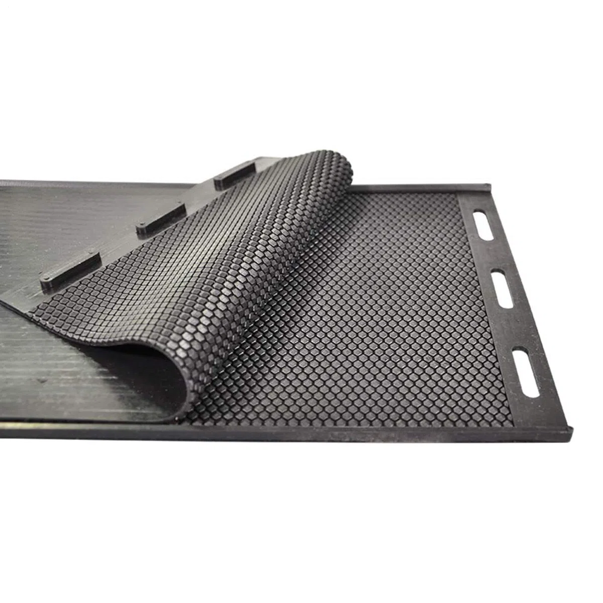 Beeswax Mold - Build Foundation Sheets For Brood Box Frames, jt Black Flexible Honeycomb Hexagonal Textured Grid, 2 Piece Set Multi Functional Component Bundle, Food Grade Supple Silicone Material Un