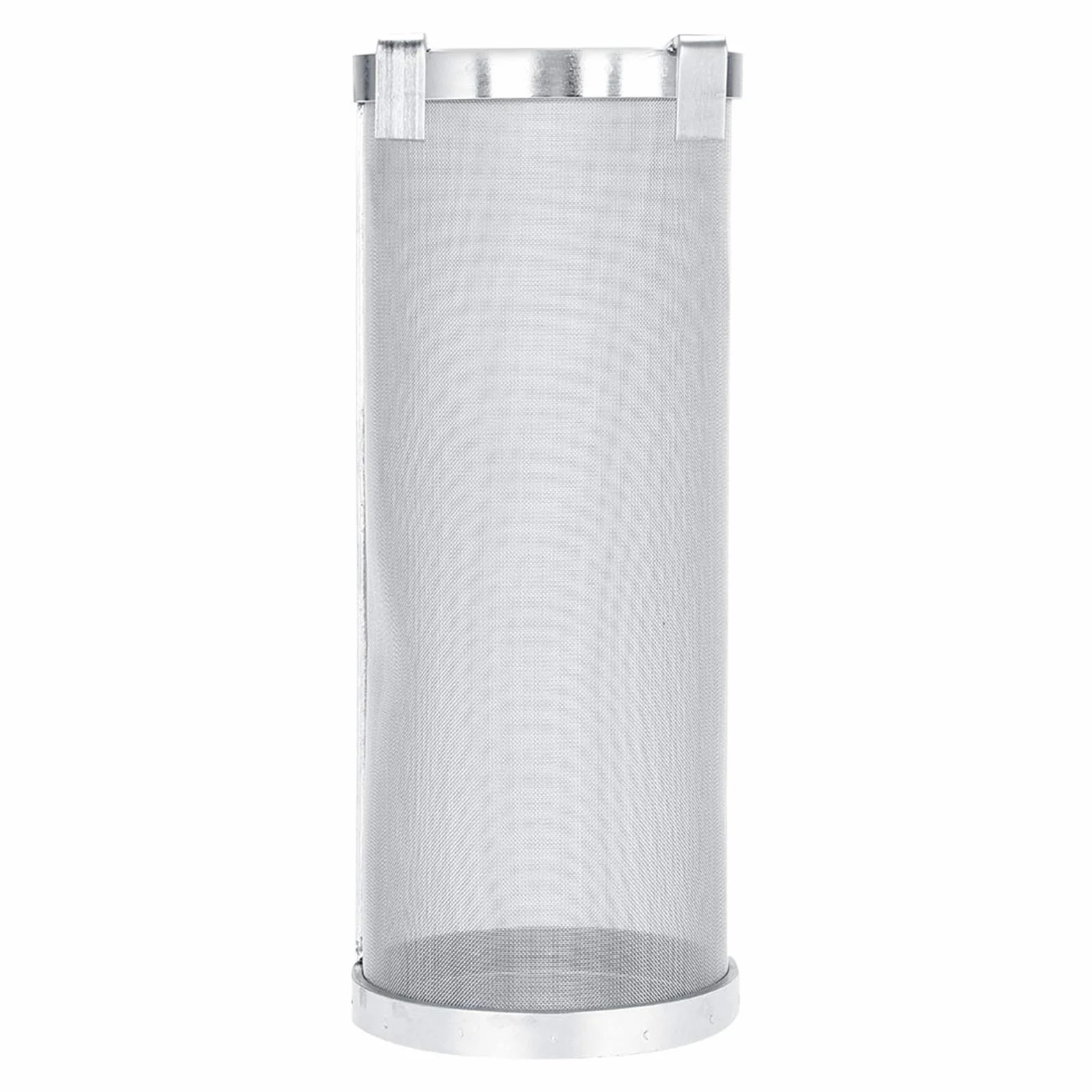 Hopfenfilter aus Edelstahl für selbstgebrautes Bier – Langlebiger und korrosionsbeständiger Filter mit praktischen Aufhängehaken für reinen Geschmack – Größe Nr. 1 (10 x 25,5 cm)