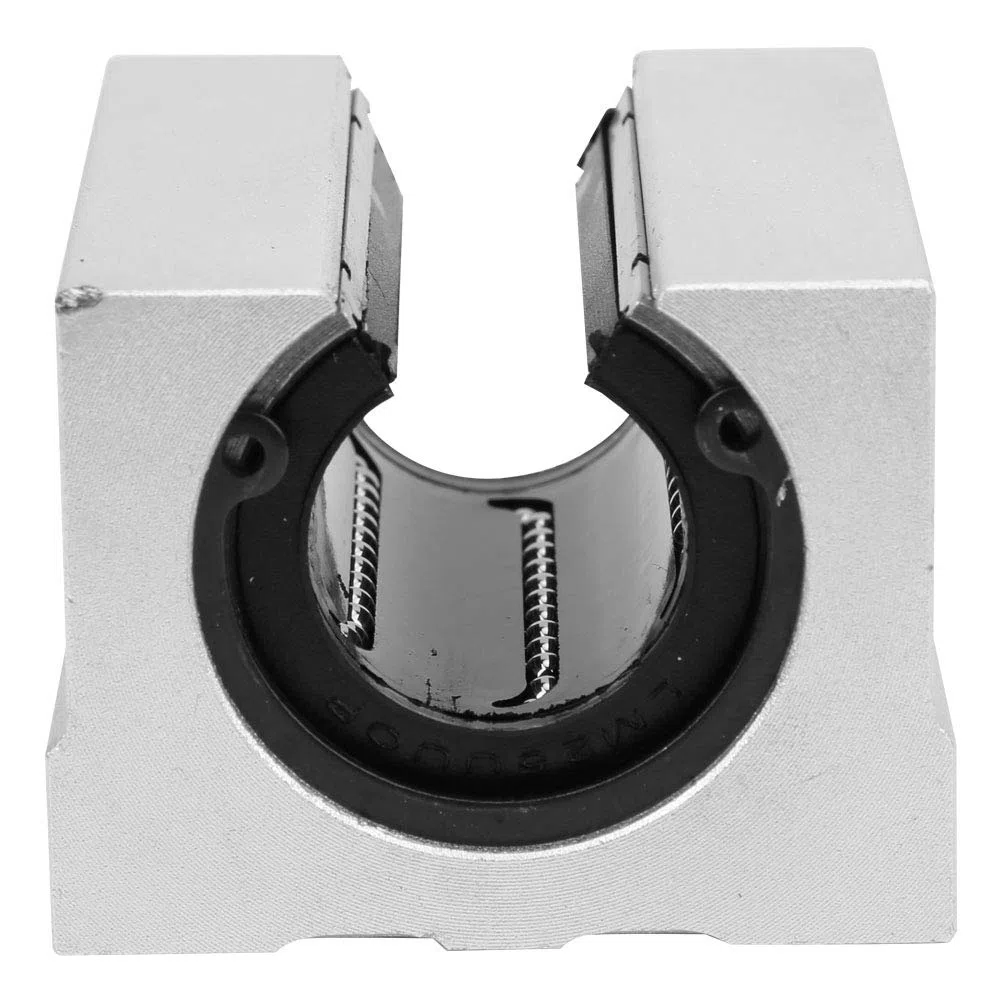 SBR25UU Gleitblock mit offenem Linearlager, Innendurchmesser 25 mm, Aluminium-Gleitblock mit offenem Linearlager für geräuscharme, schnelle und präzise Geräte