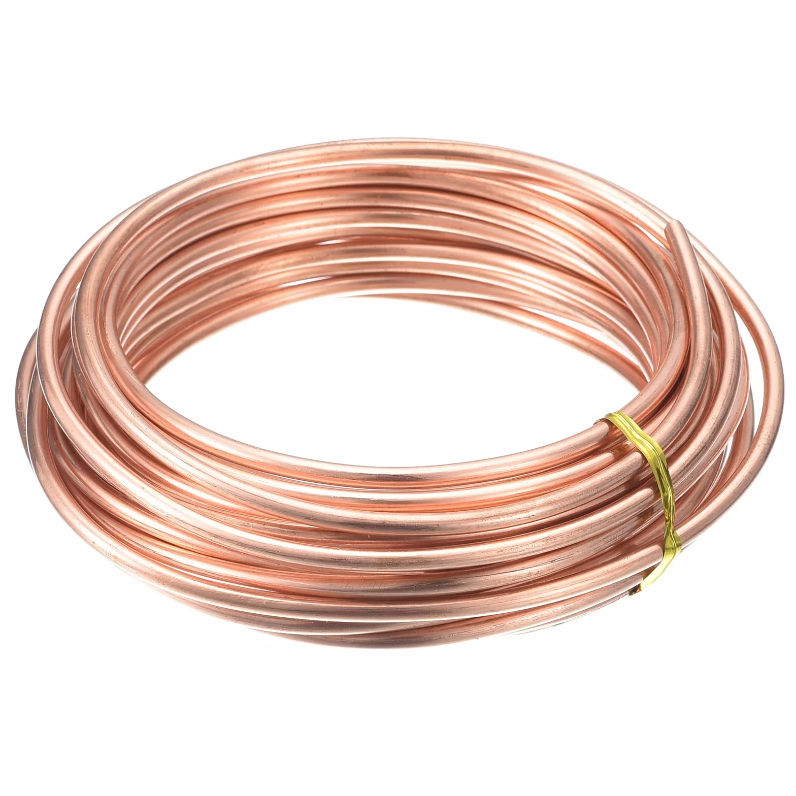 QUARKZMAN Basteldraht 3mm x 6m, Kupferdraht Gegen Schnecken, Kupferlackdraht Kupferspirale Copper Wire für Garten, Pflanzen und Gemüseanbau