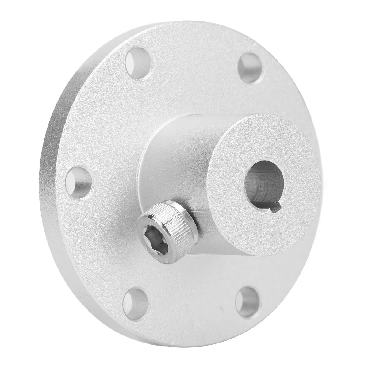 Wellenkupplungs Motoranschluss, 8 mm Flanschwellenkupplung, Aluminiumlegierung, Starre Flanschführung, Wellenkupplungs Motoranschluss mit Passfedernut für 14049 Rad DIY RC