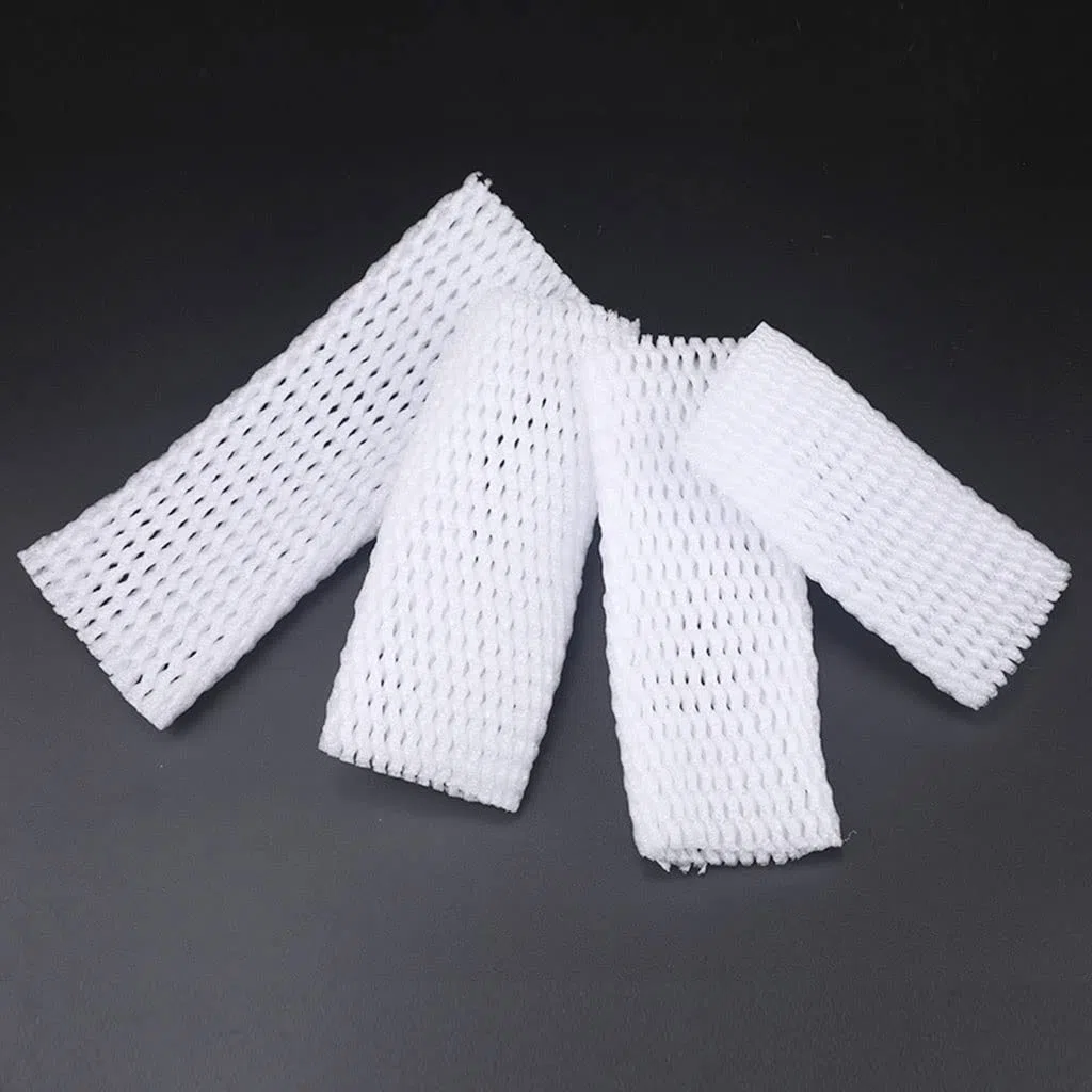 Schutzhüllen aus Schaumstoff-Netzgewebe, Schaumstoff-Netzhüllen, Netzbeutel, 100 Stück, verschiedene Größen(17X7cm)