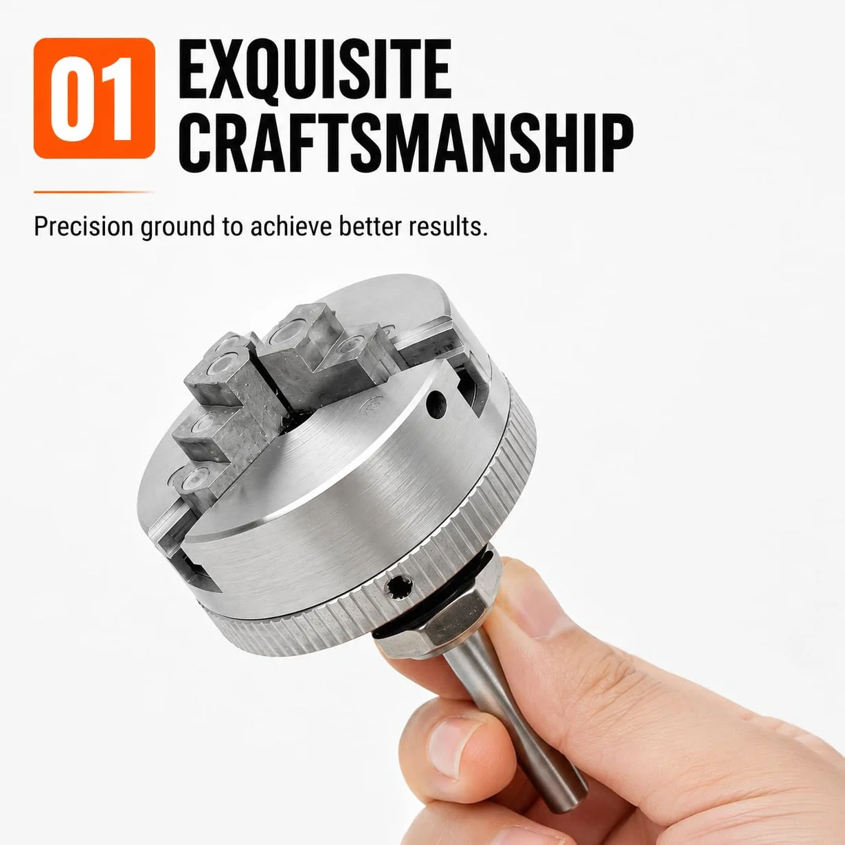 Dreibackenfutter 48mm, Z011 Zinklegierung Spannfutter Drechselbank, Klemmbereich 10-35 mm, Mini 3 Backenfutter Selbstzentrierend, Zubehör für Drechselbänke & Drehmaschinen