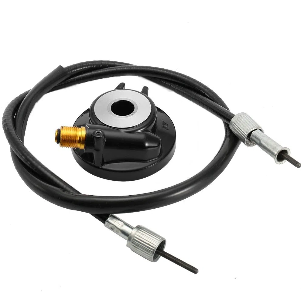 Akozon 12mm Tachoantriebsrad mit 100cm Kabel für GY6 Roller