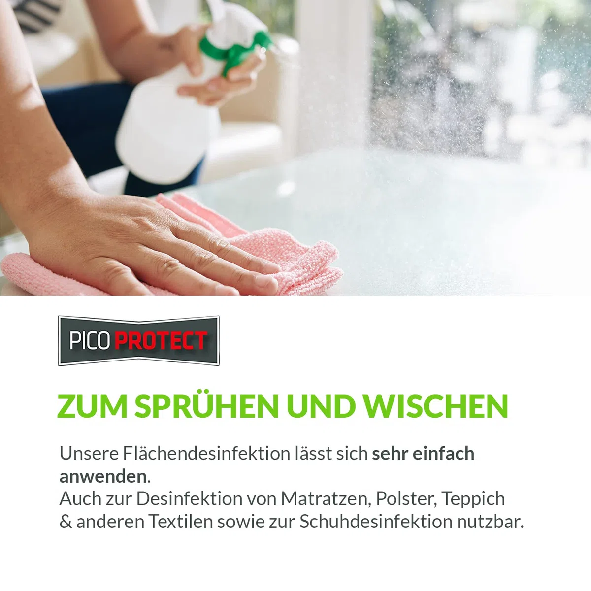 31, 5L Schnelldesinfektion Flächendesinfektionsmittel alkoholfrei - Desinfektionsmittel für Flächen wirkt gegen Viren, Bakterien, Pilze & Keime – Desinfektion von Oberflächen