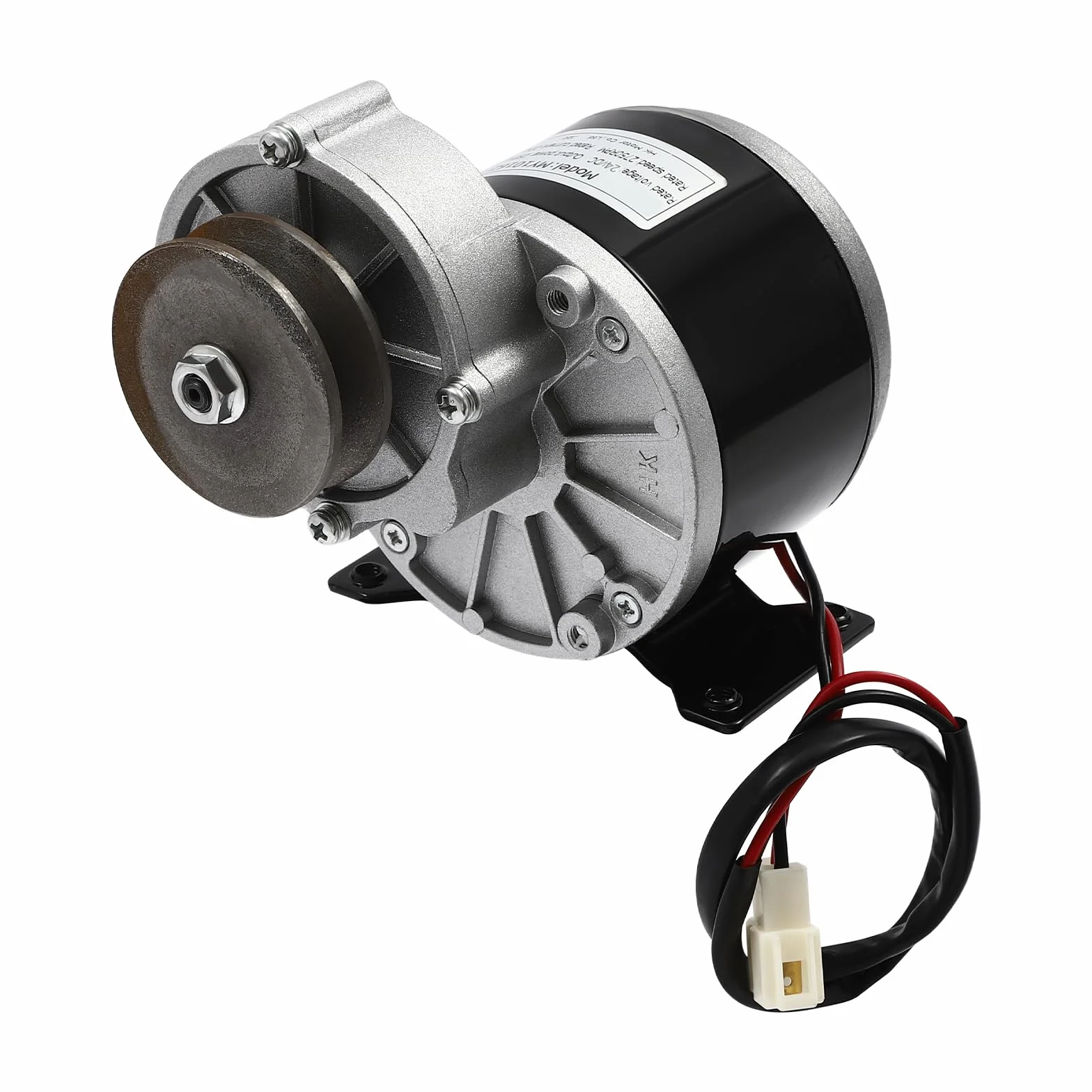Untersetzungs-Elektromotor Getriebemotor Elektromotor Geschwindigkeitsreduzierung Motor DC-Motor-Untersetzungsgetriebe 12V/24V/36V DC 250W für Go-Kart Roller und E-Bikes (24V)