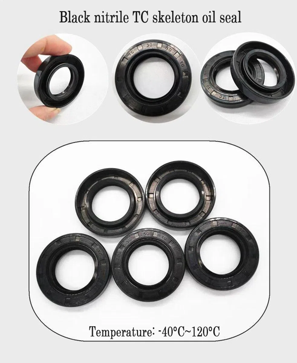 Nitrilkautschuk-Abdeckung, Doppellippe mit Feder, TC 70mm x 92mm x 7mm, Schwarze Packung mit 2
