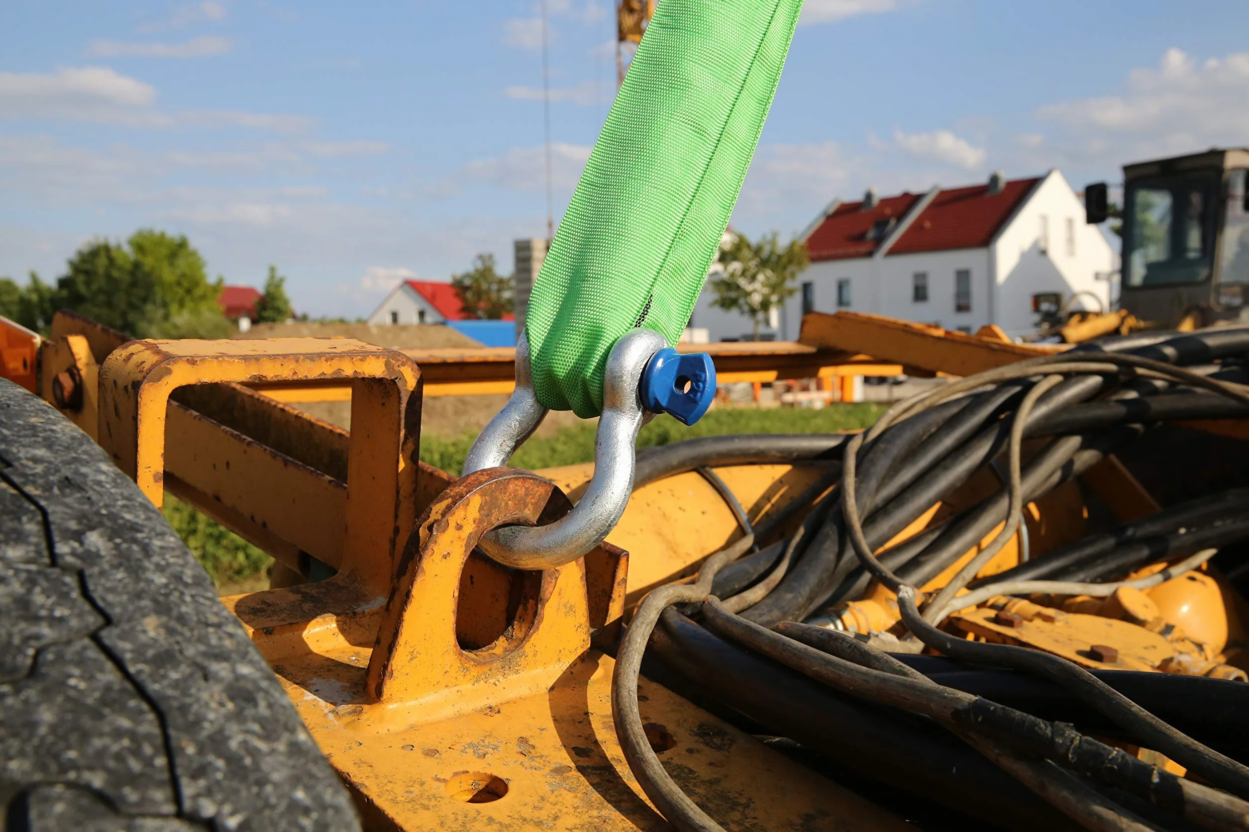 Braun 30041RS Rundschlinge 3000 kg Tragkraft, 4 m Umfang, endlos mit Polyesterkern, gelb