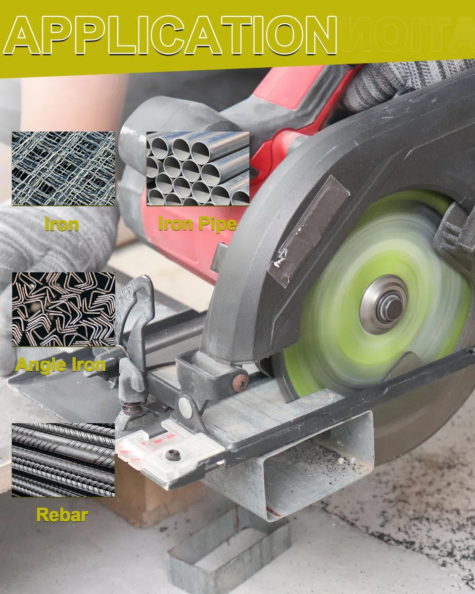 Kreissägeblatt Metall 184mm - TCT Metallkreissägeblatt 48 Zähne Metalltrennscheibe Bohrung 15,875mm für Stahl Eisen Rostfreier Stahl Eisenmetalle Rohre