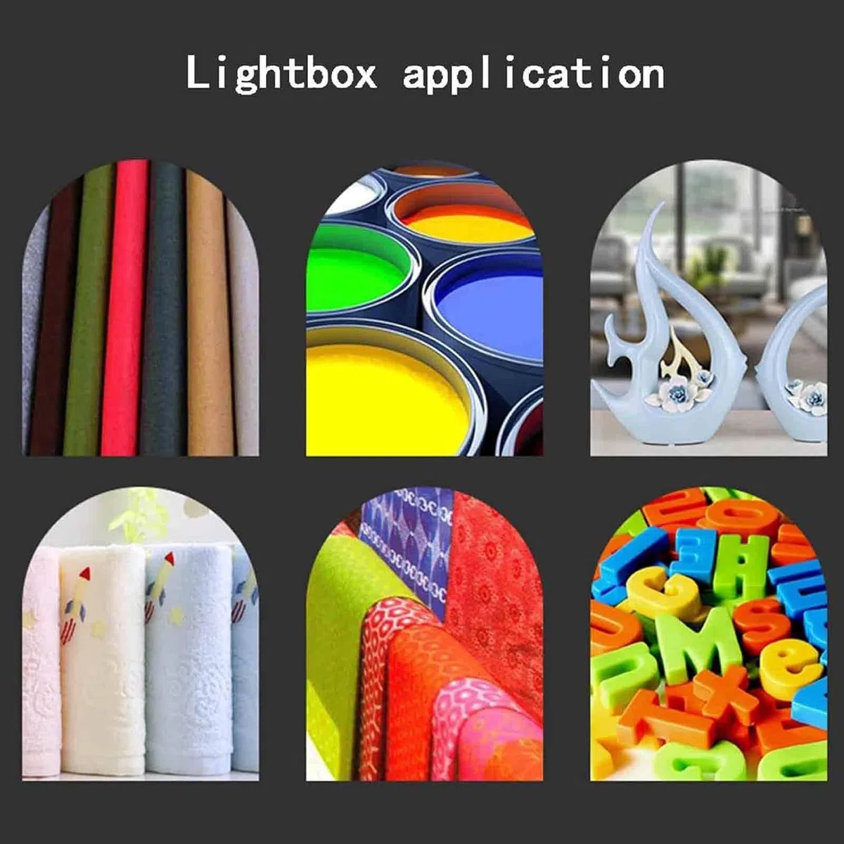 Farbbeurteilungsschrank, 4/5/6 Lichtquellen Farbabgleichsschrank Farbbeurteilungsschrank, Textildruck Farbabgleichsschrank Labor Farbabgleichs-Lichtkasten/Lichtkabine,4lightsources