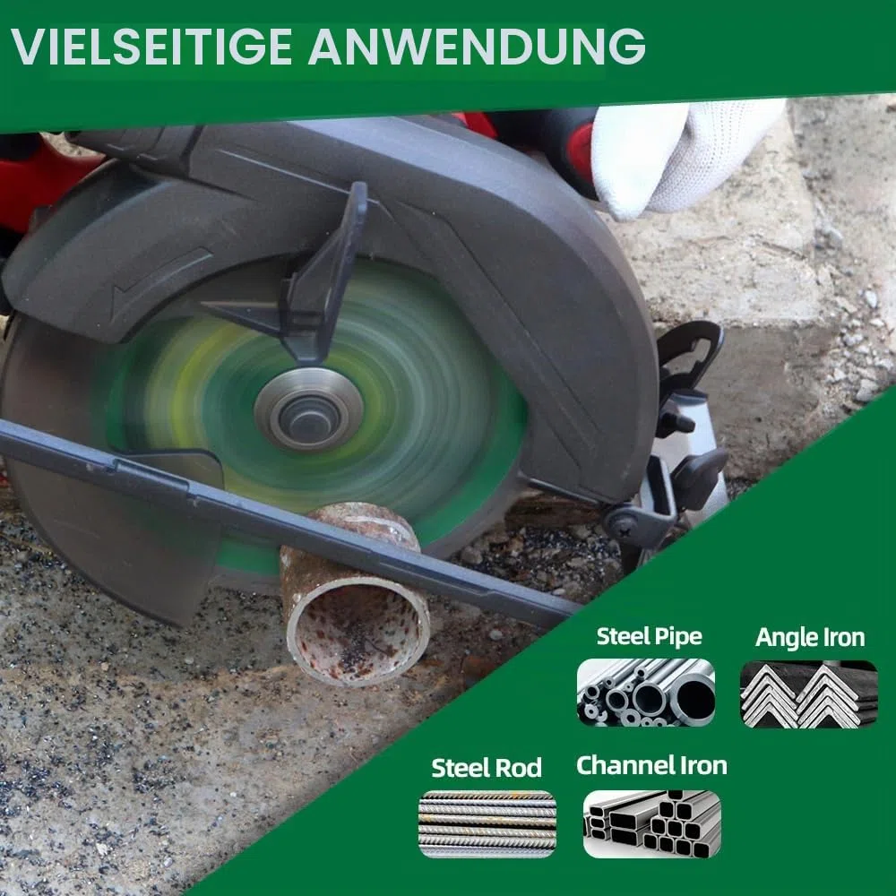 Kreissägeblatt für Metall - 165 x 20 x 15.875mm 48 Zähne Hartmetall-Kreissägeblatt für Eisen, Eisen- und Nichteisenmetalle, Eisenrohre, Bewehrungsstahl