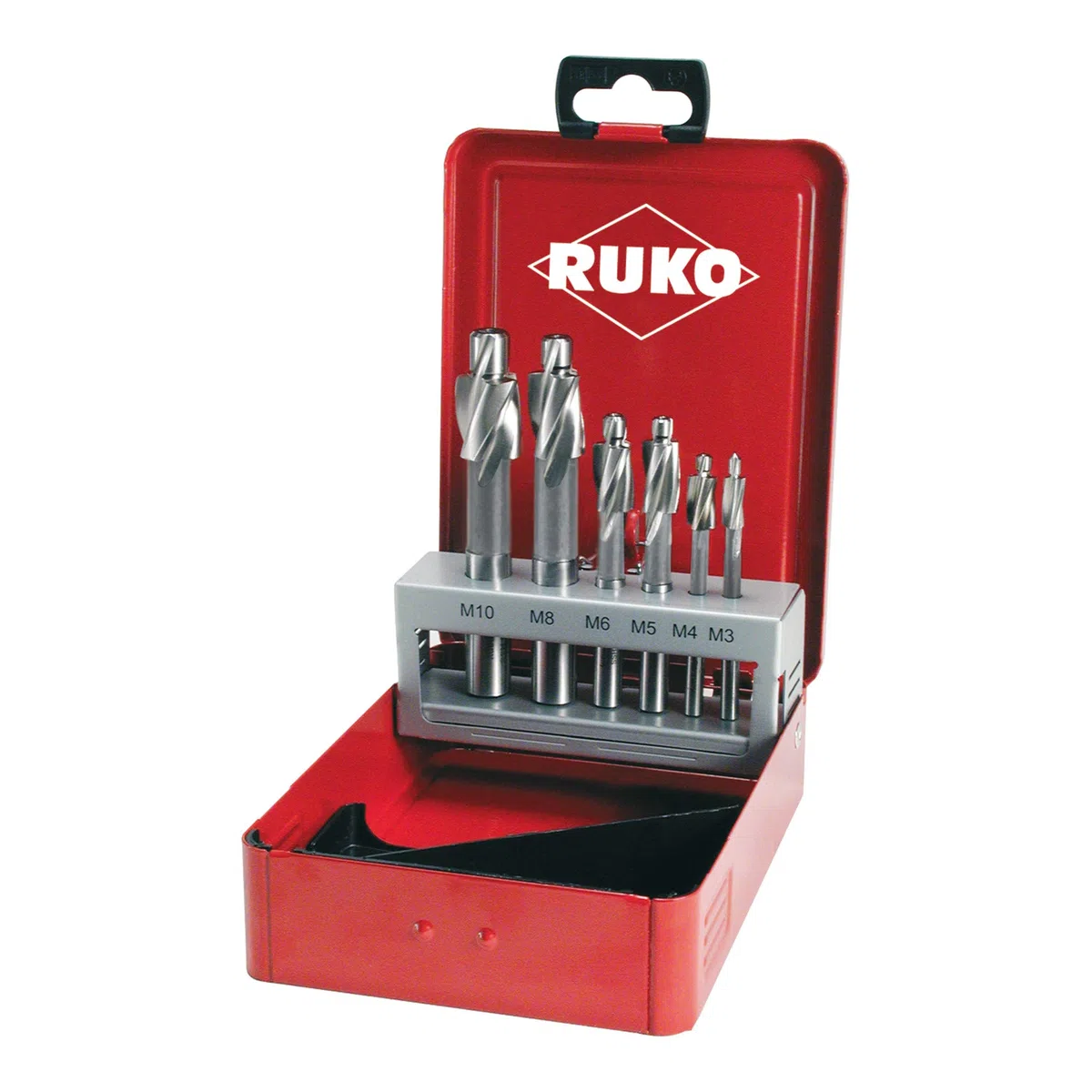 RUKO 102452 - Juego de avellanadores planos HSS DIN 373 previos a roscar