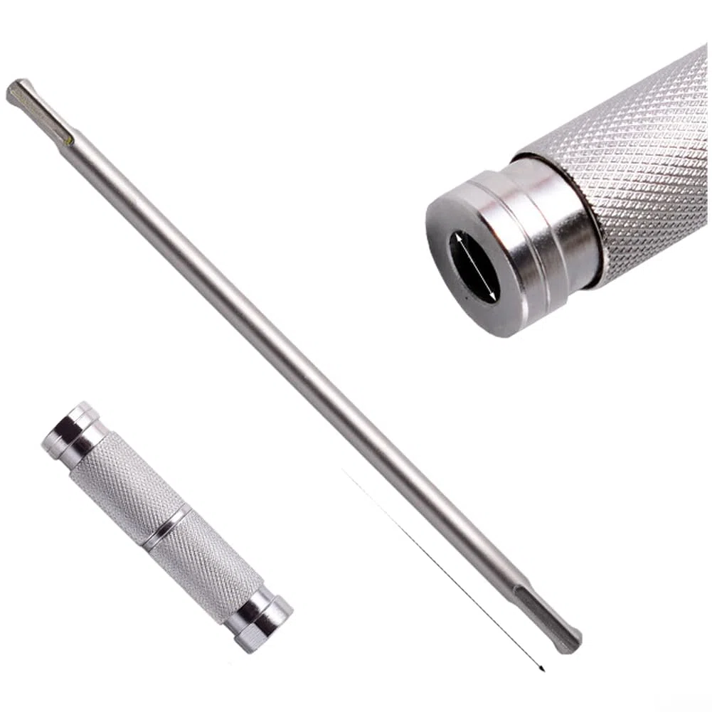 SDS-Plus-Verlängerungsstange, 26 cm, mit Schnellwechseladapter für Bohrhammer, entwickelt für schnelle Werkzeugverriegelung und Kompatibilität mit verschiedenen Bohrer-Rundschäften