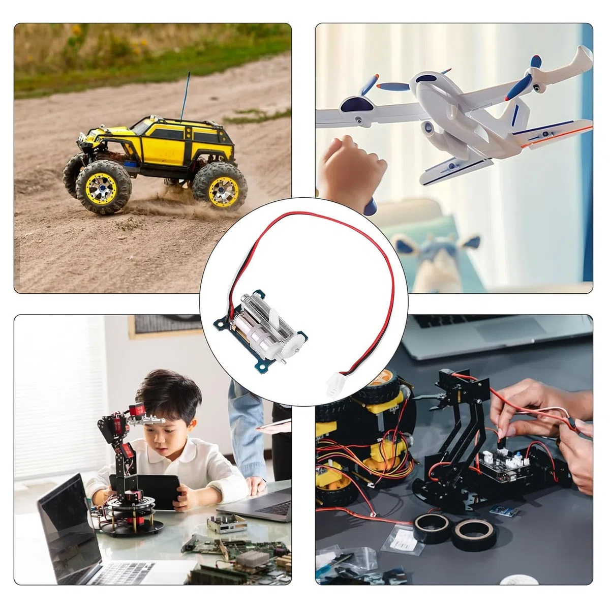 Digital Analog Servo, 1,5 g 15x20 mm Servomotor Linearmotor Linearantrieb, RC Servo Motor Linearaktuator mit 0,12 Sek Geschwindigkeit für Ultra Micro 3D Flugflugzeuge RC Hubschrauber Fahrzeugmodelle